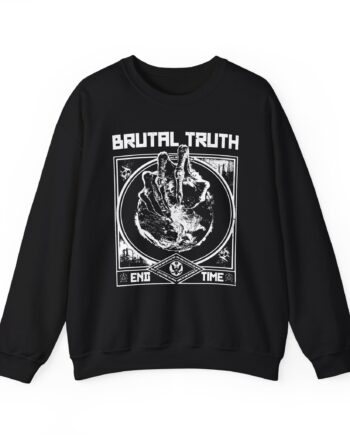 Brutal Truth End Time Unisex Heavy Blend Crewneck Sweatshirt
