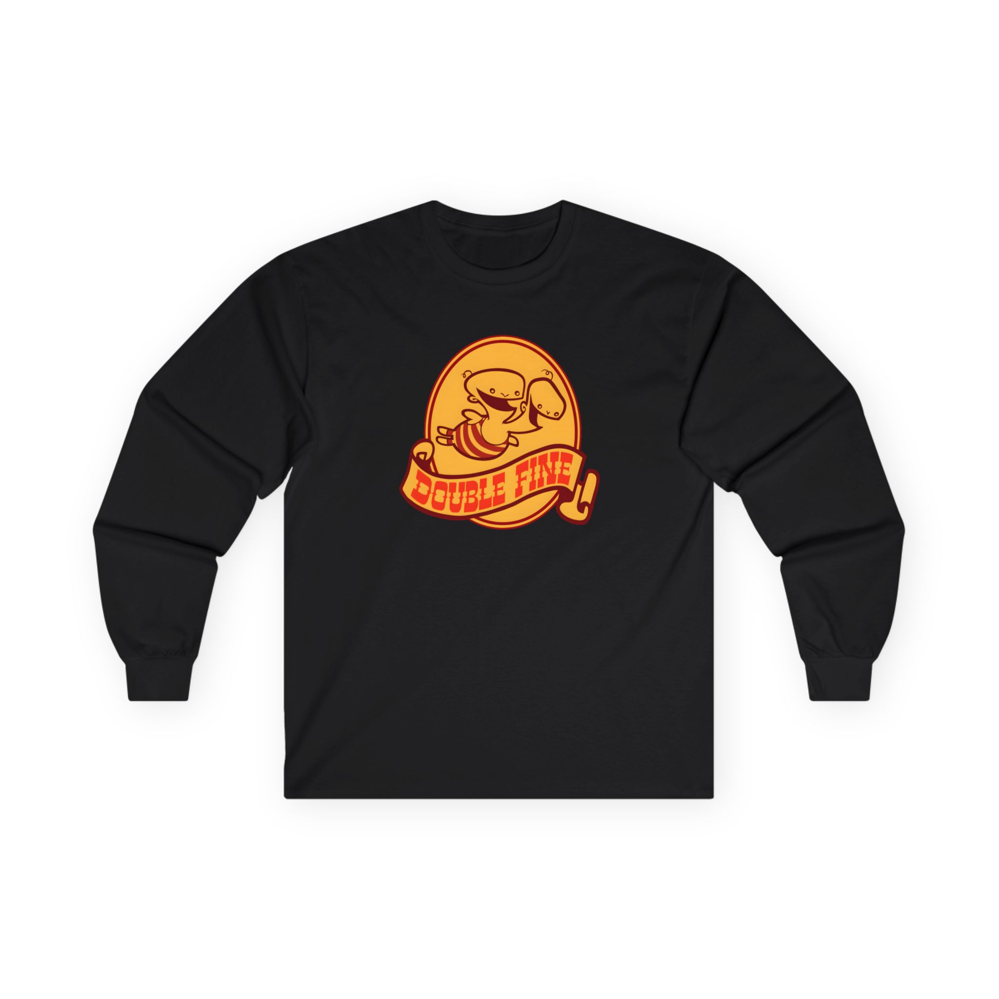 Double Fine Golden Two-headed Baby Unisex Ultra Cotton Long Sleeve Tee