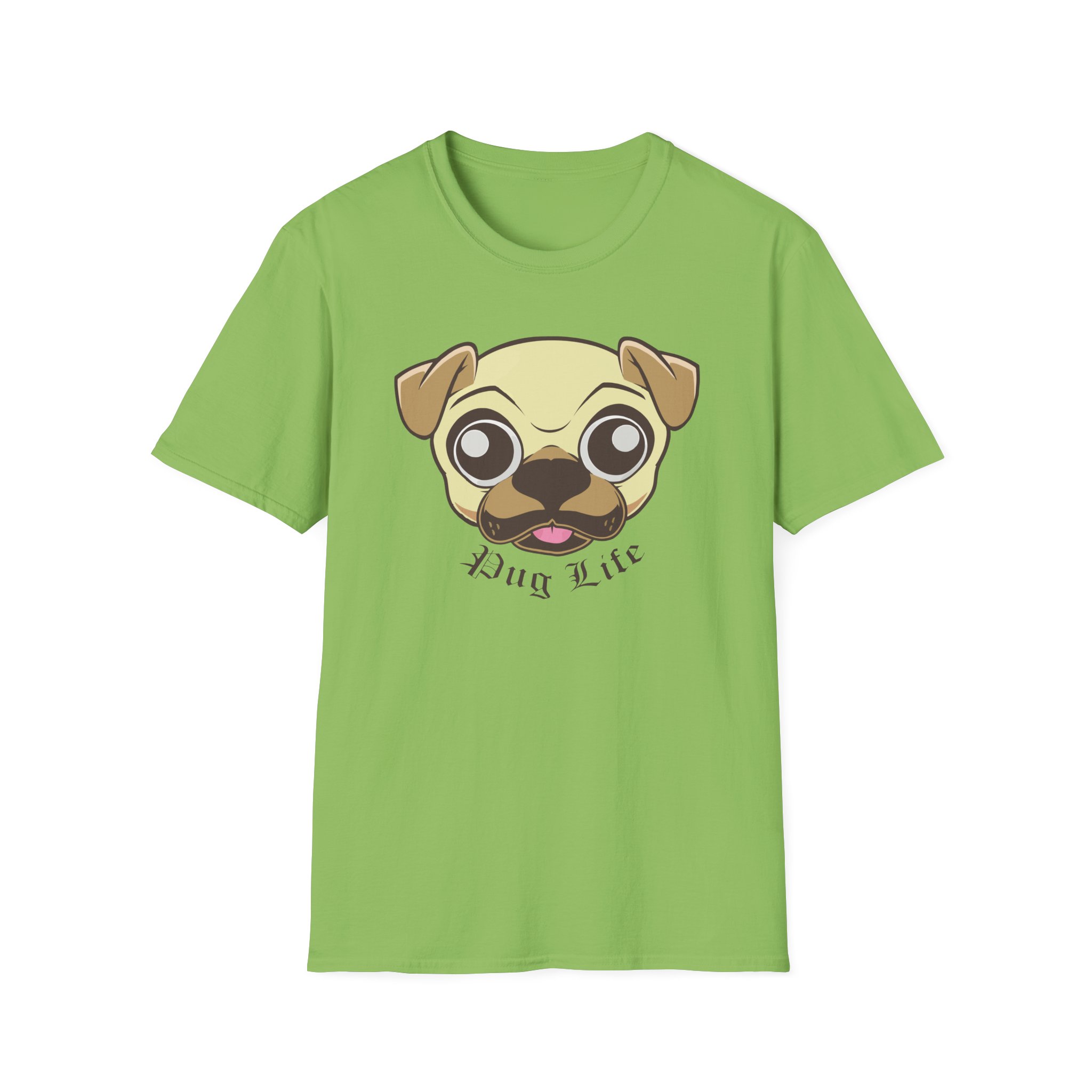 Morgz Pug Life Unisex Softstyle T-Shirt