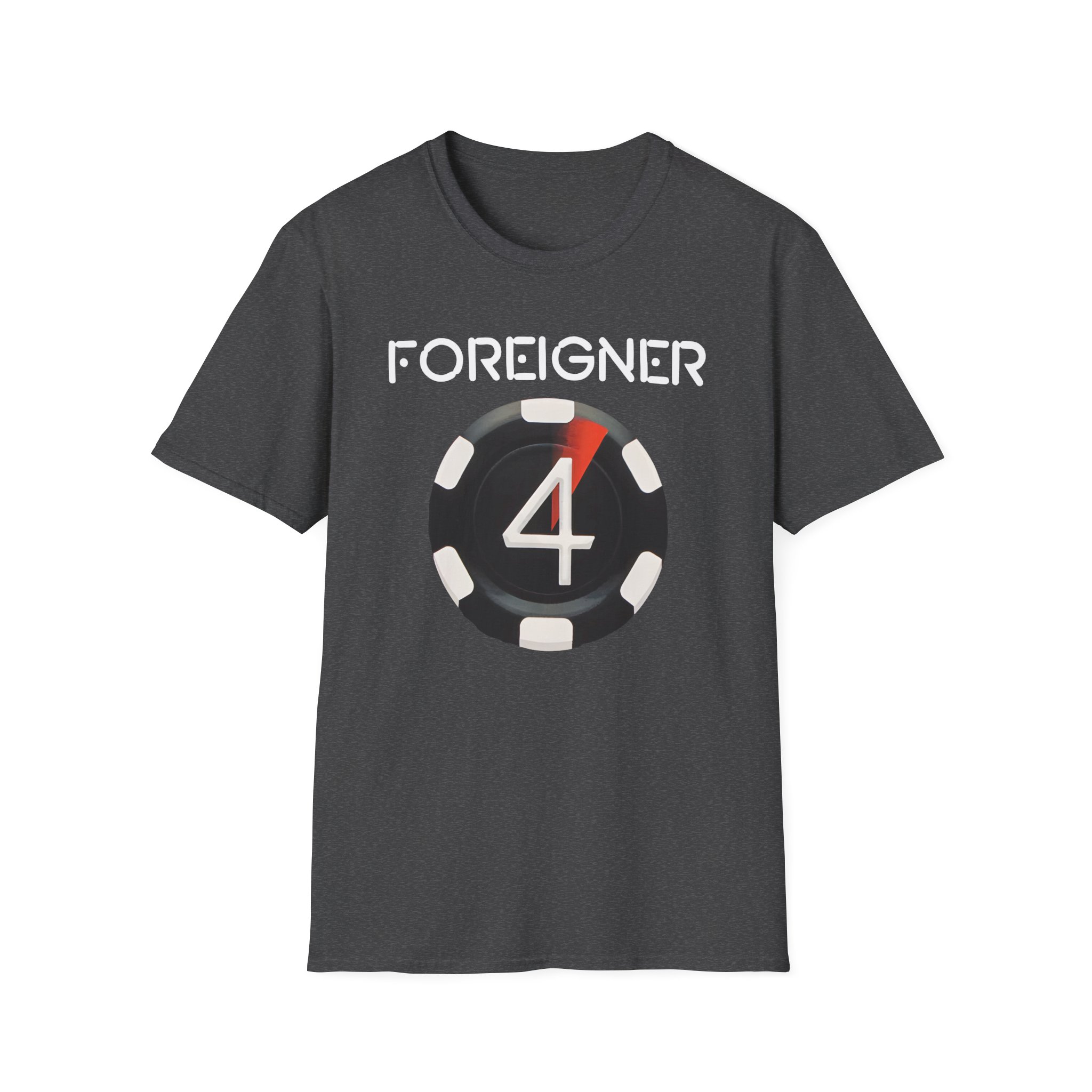 Foreigner 4 Poker Chip Unisex Softstyle T-Shirt