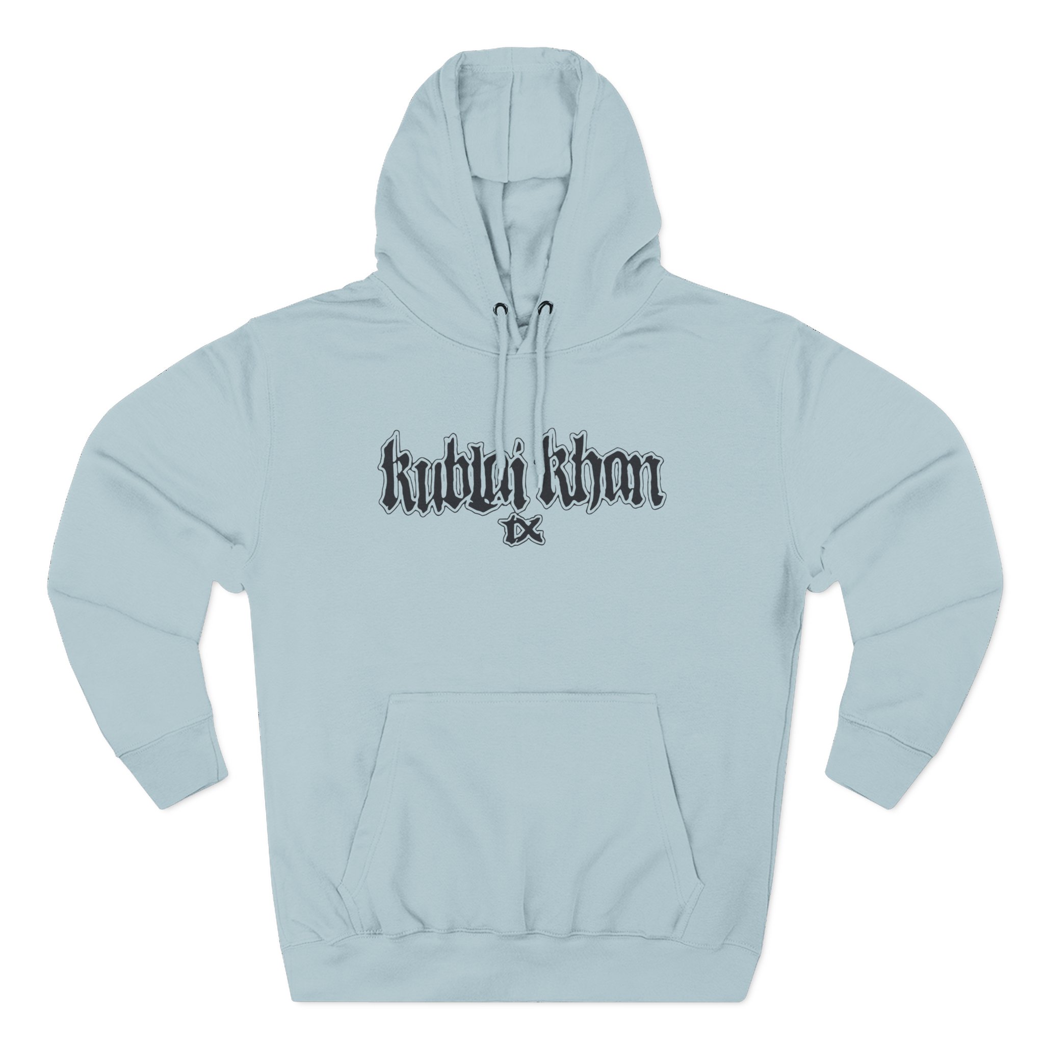 Kublai Khan - Let the Balls Swing Natural Three-Panel Fleece Hoodie