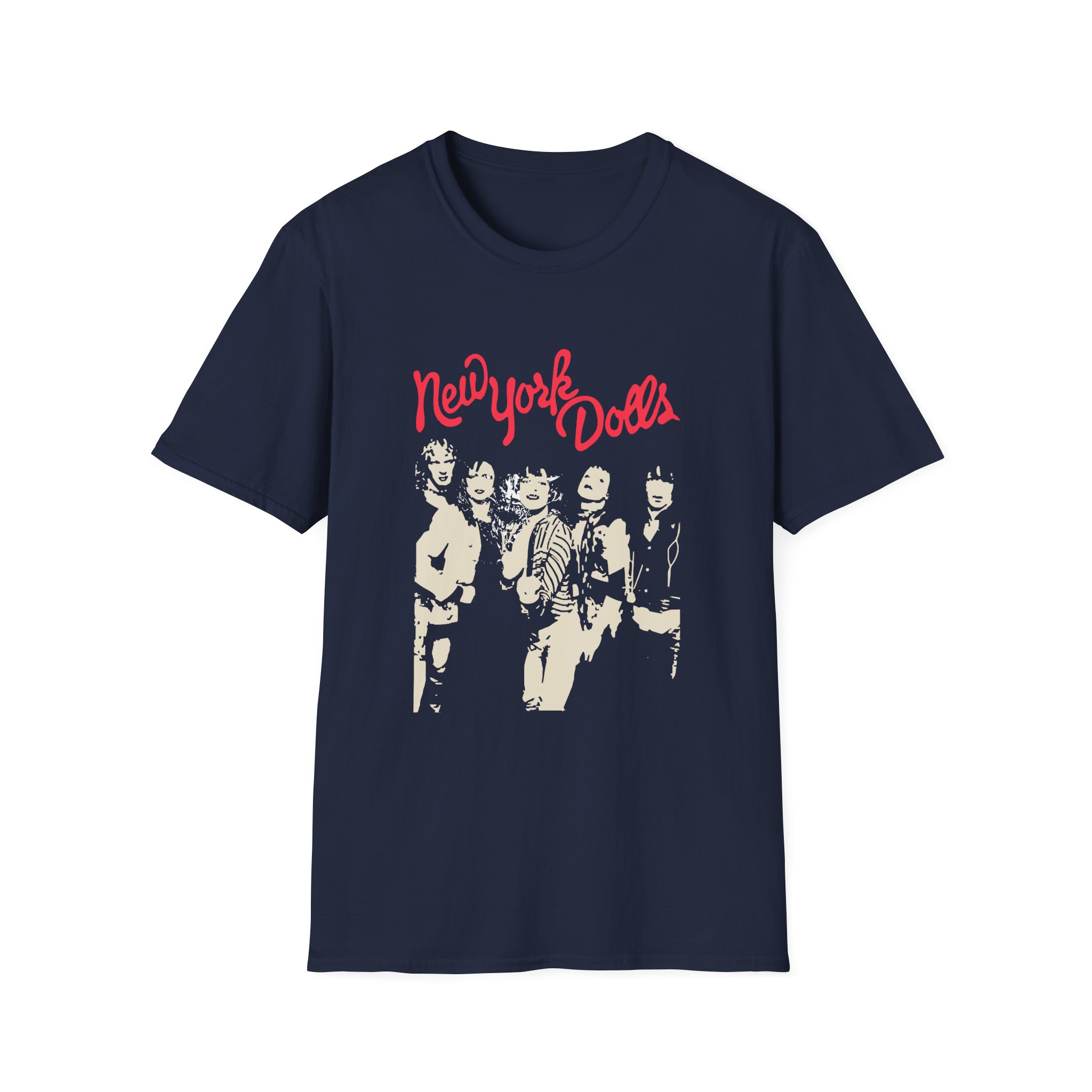 New York Dolls Trash Photo Unisex Softstyle T-Shirt
