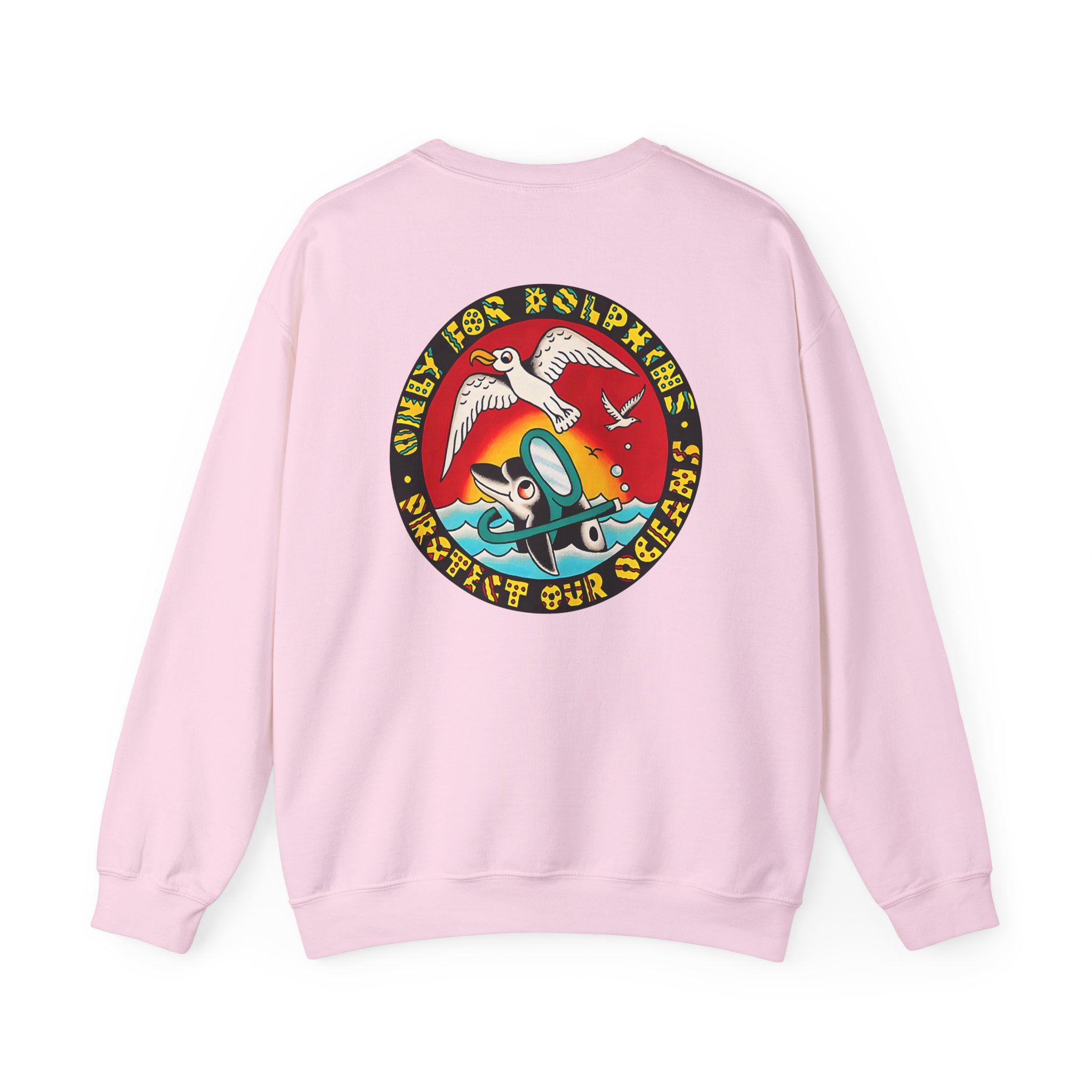 Action Bronson Only for Dolphins Unisex Heavy Blendâ„¢ Crewneck Sweatshirt
