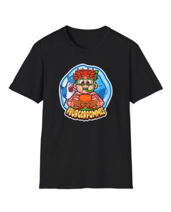 Burger Pommes Unisex Softstyle T-Shirt
