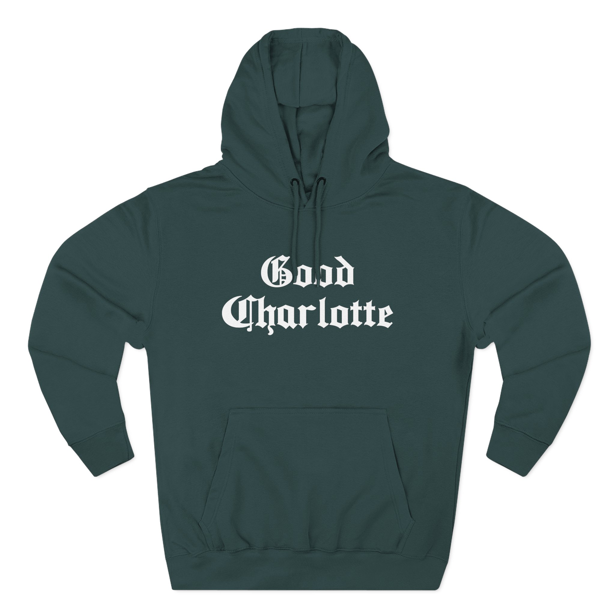 Good Charlotte Logo Three-Panel Fleece Hoodie