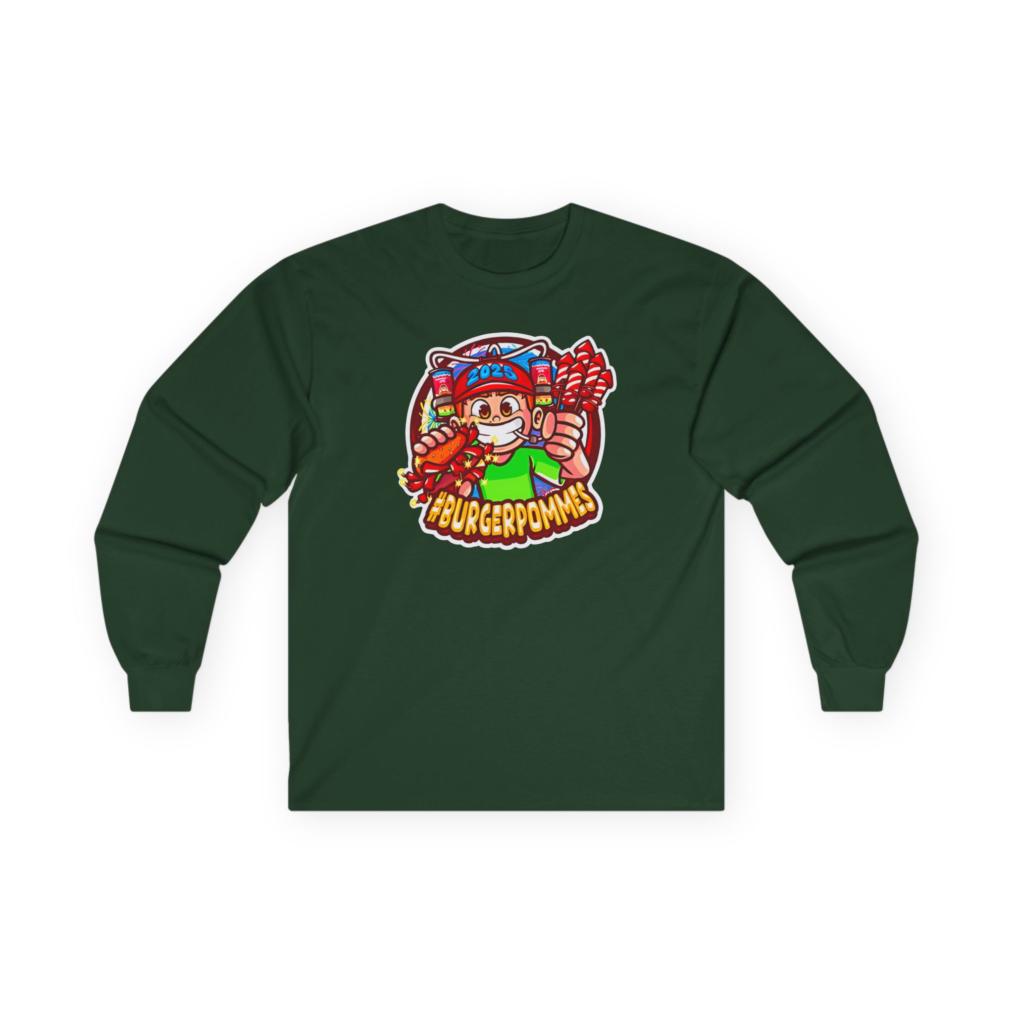 Burger Pommes Unisex Ultra Cotton Long Sleeve Tee