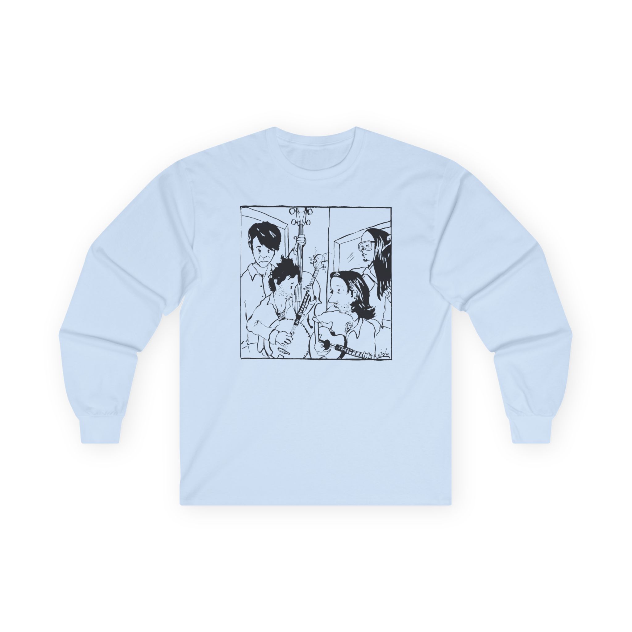 Avett Brothers Seth Drawing Unisex Ultra Cotton Long Sleeve Tee