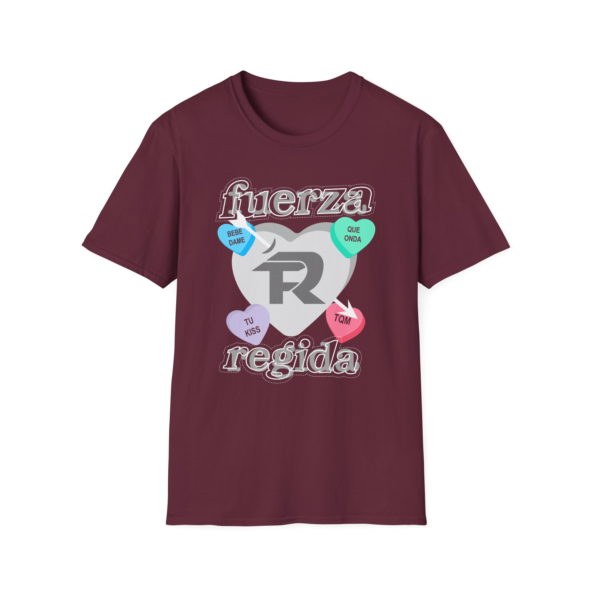 Fuerza Regida Candy Hearts Unisex Softstyle T-Shirt