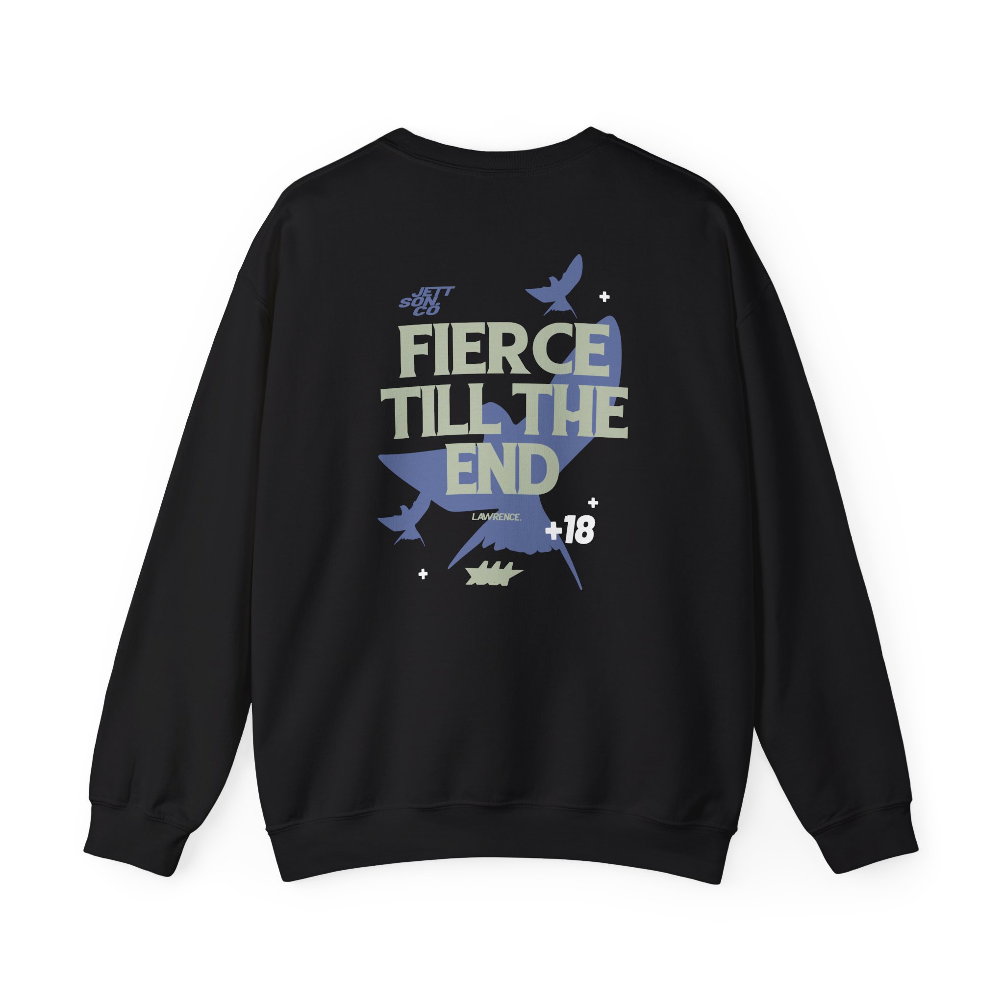 Jett Lawrenc Fierce Till the End Unisex Heavy Blendâ„¢ Crewneck Sweatshirt