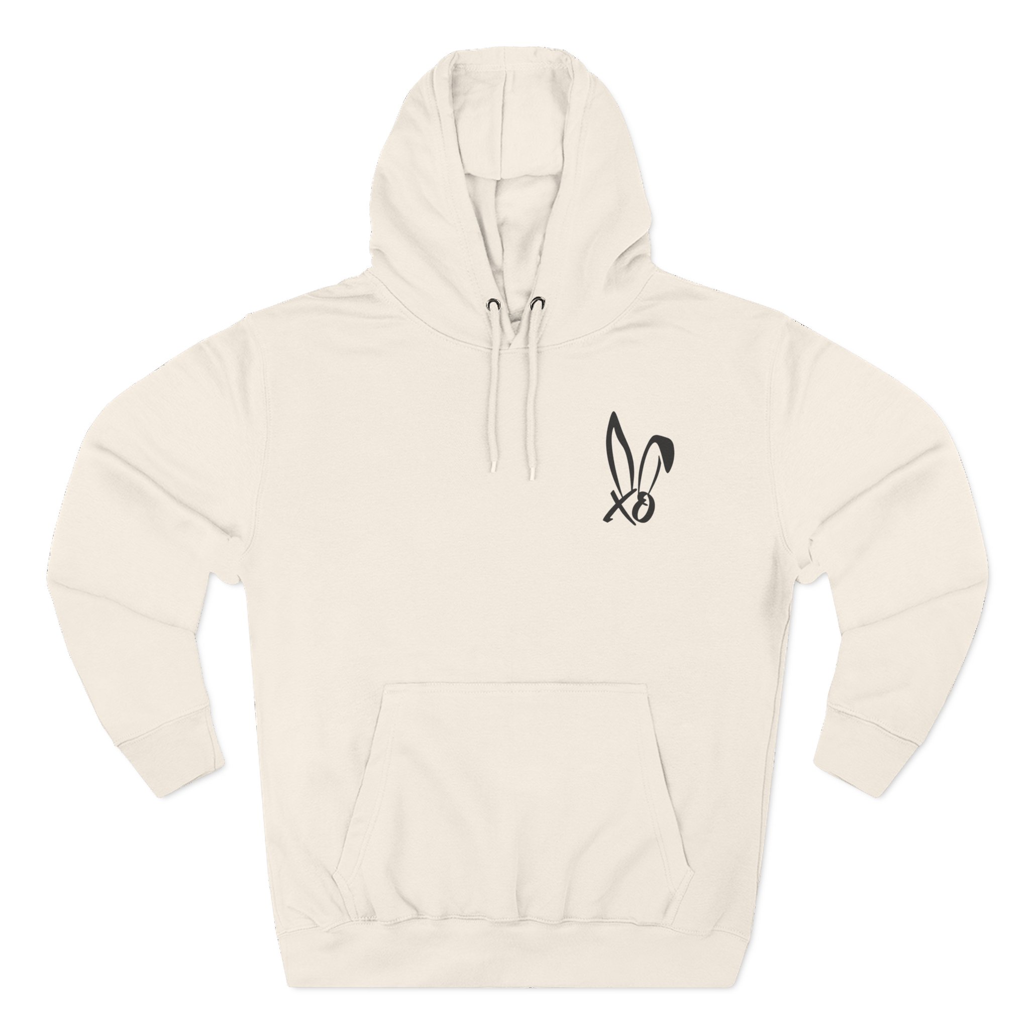 Xo Logo Three-Panel Fleece Hoodie