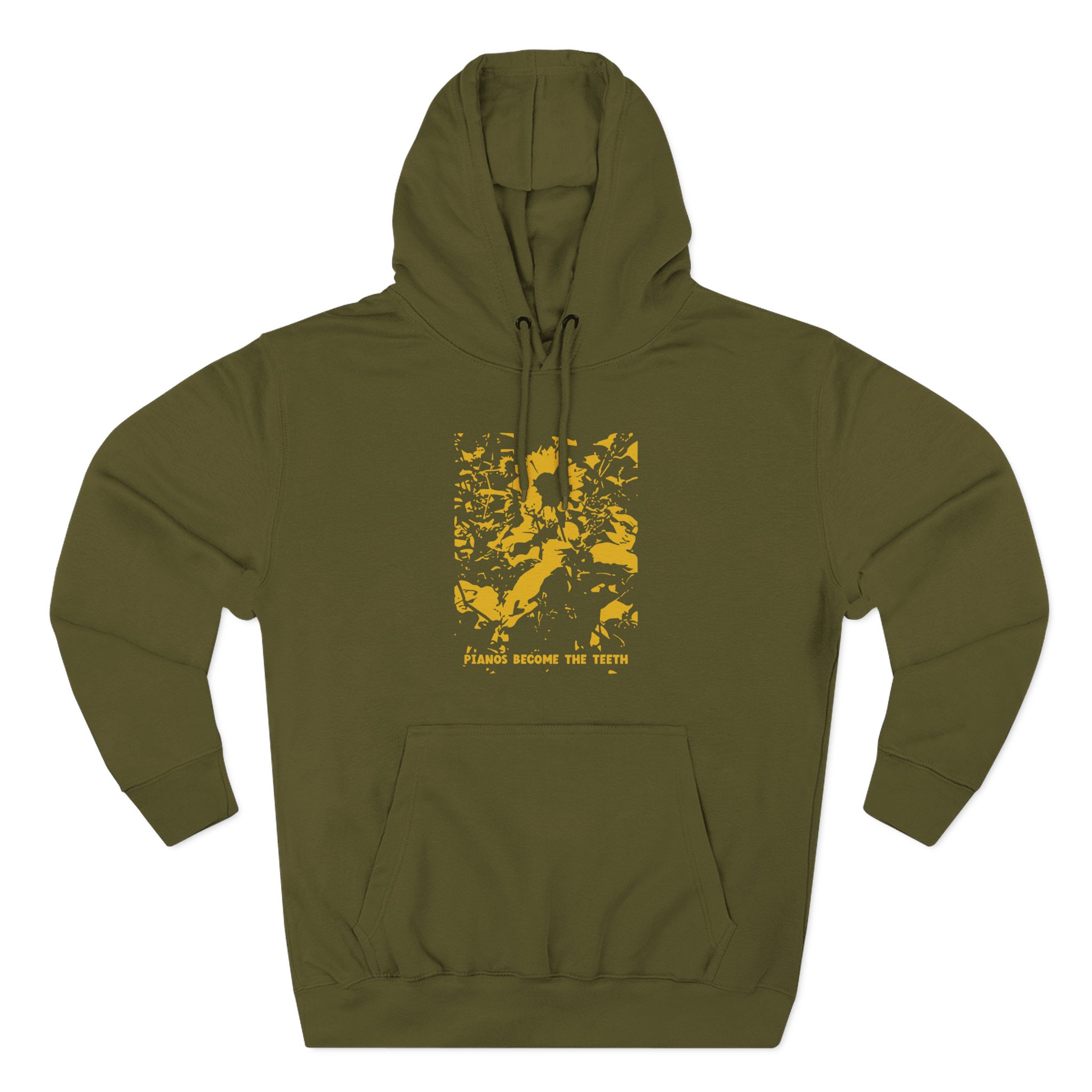 Pianos Become the Teeth Flowers Three-Panel Fleece Hoodie
