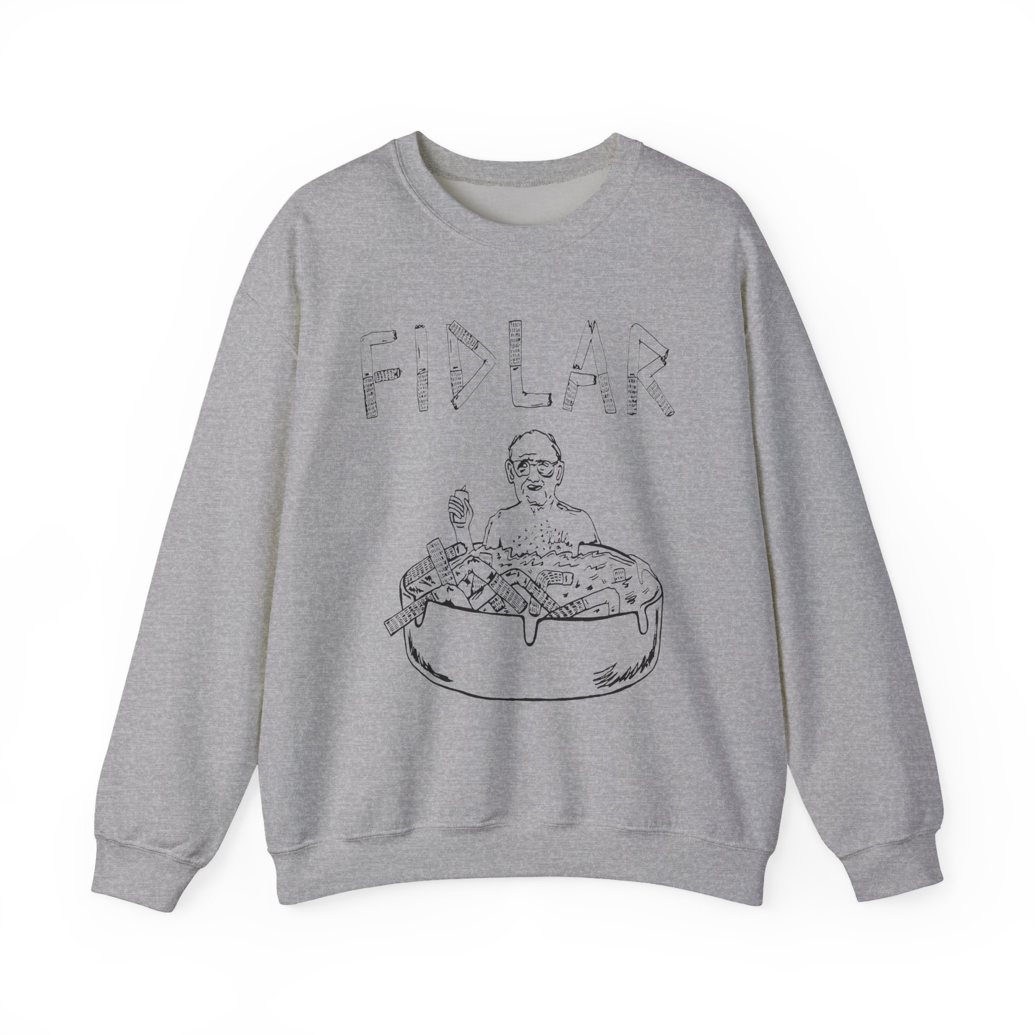 Fidlar Ashtray Unisex Heavy Blendâ„¢ Crewneck Sweatshirt