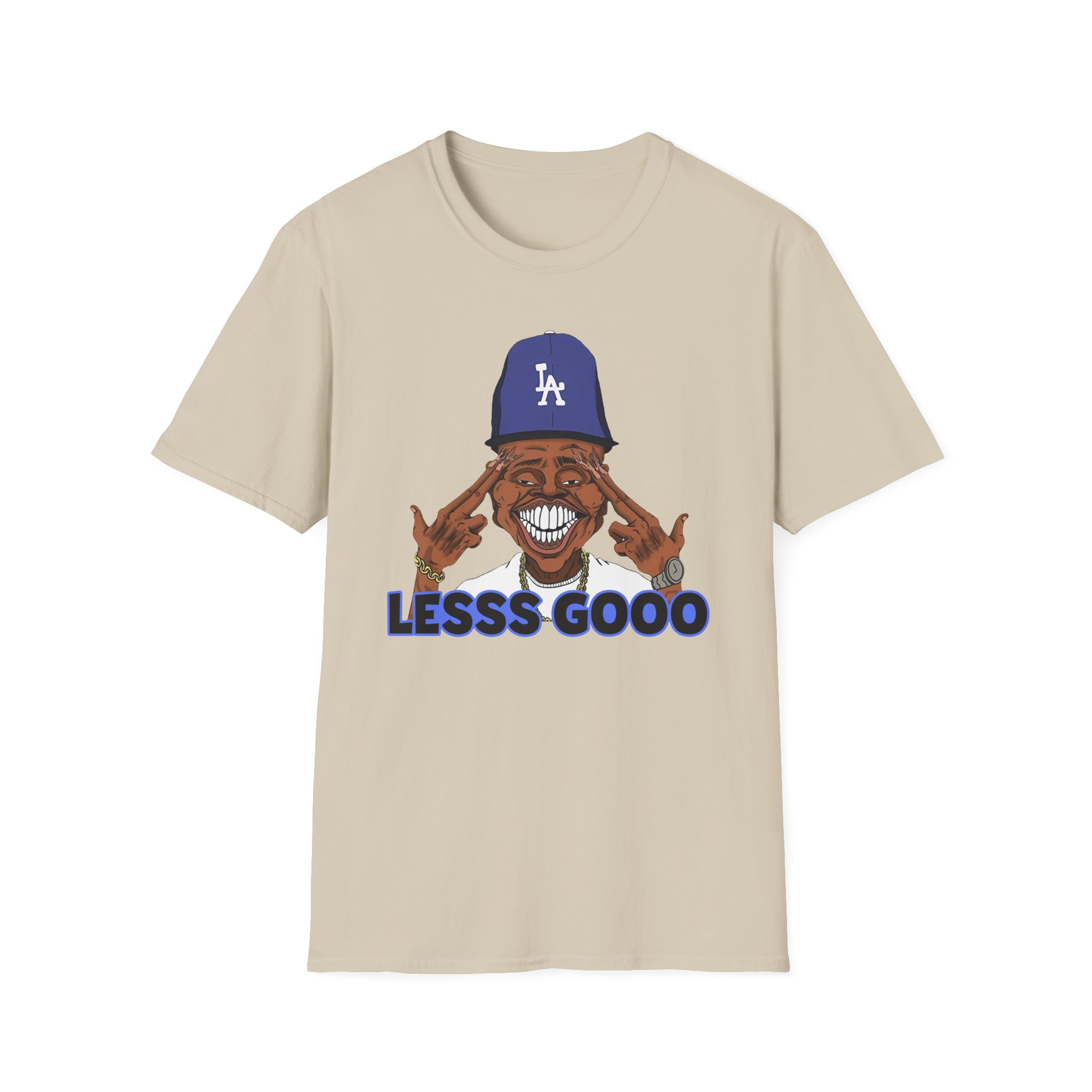 Papa Meat Lesss Gooo Unisex Softstyle T-Shirt