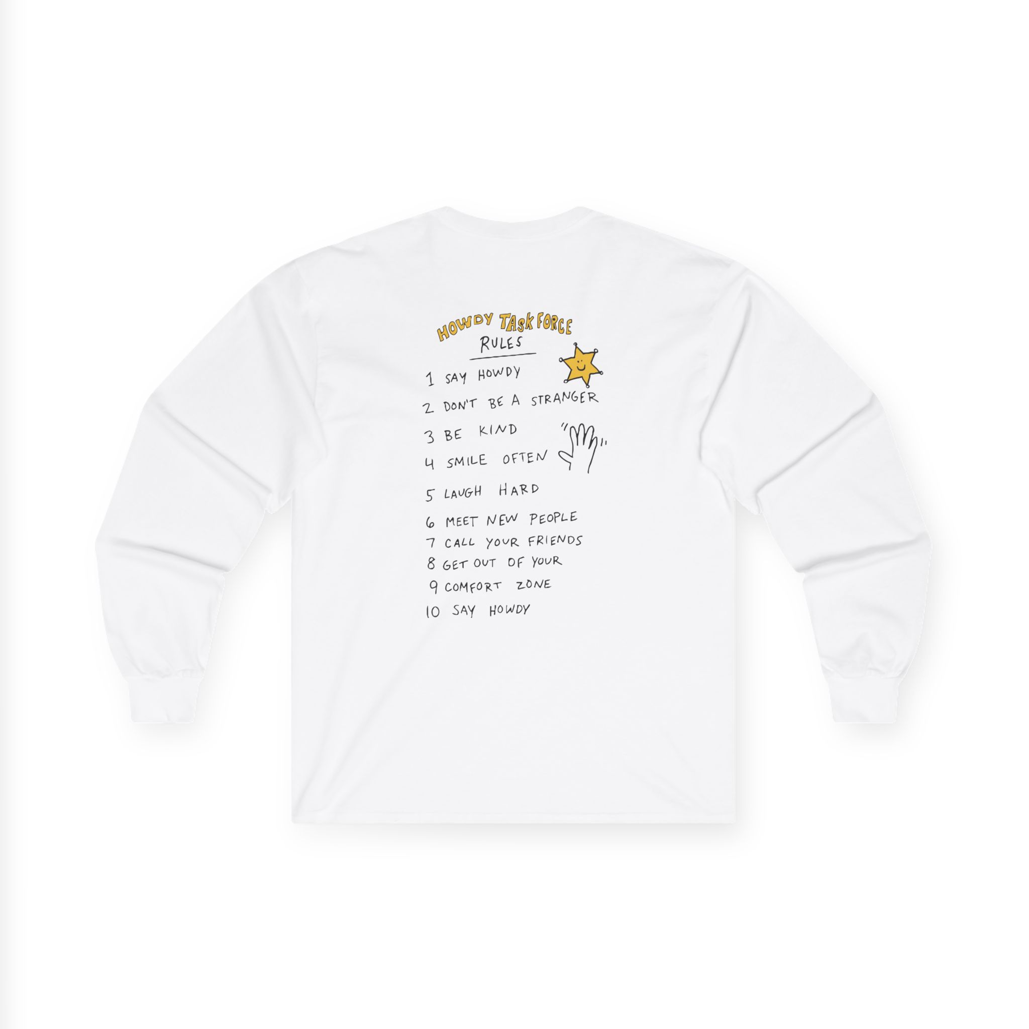 Ryan Trahan Howdy Task Force Unisex Ultra Cotton Long Sleeve Tee