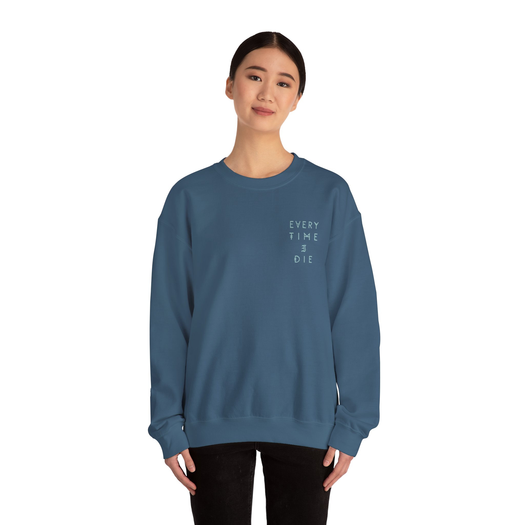 Every Time I Die Fpu Pigment Dyed Unisex Heavy Blend Crewneck Sweatshirt