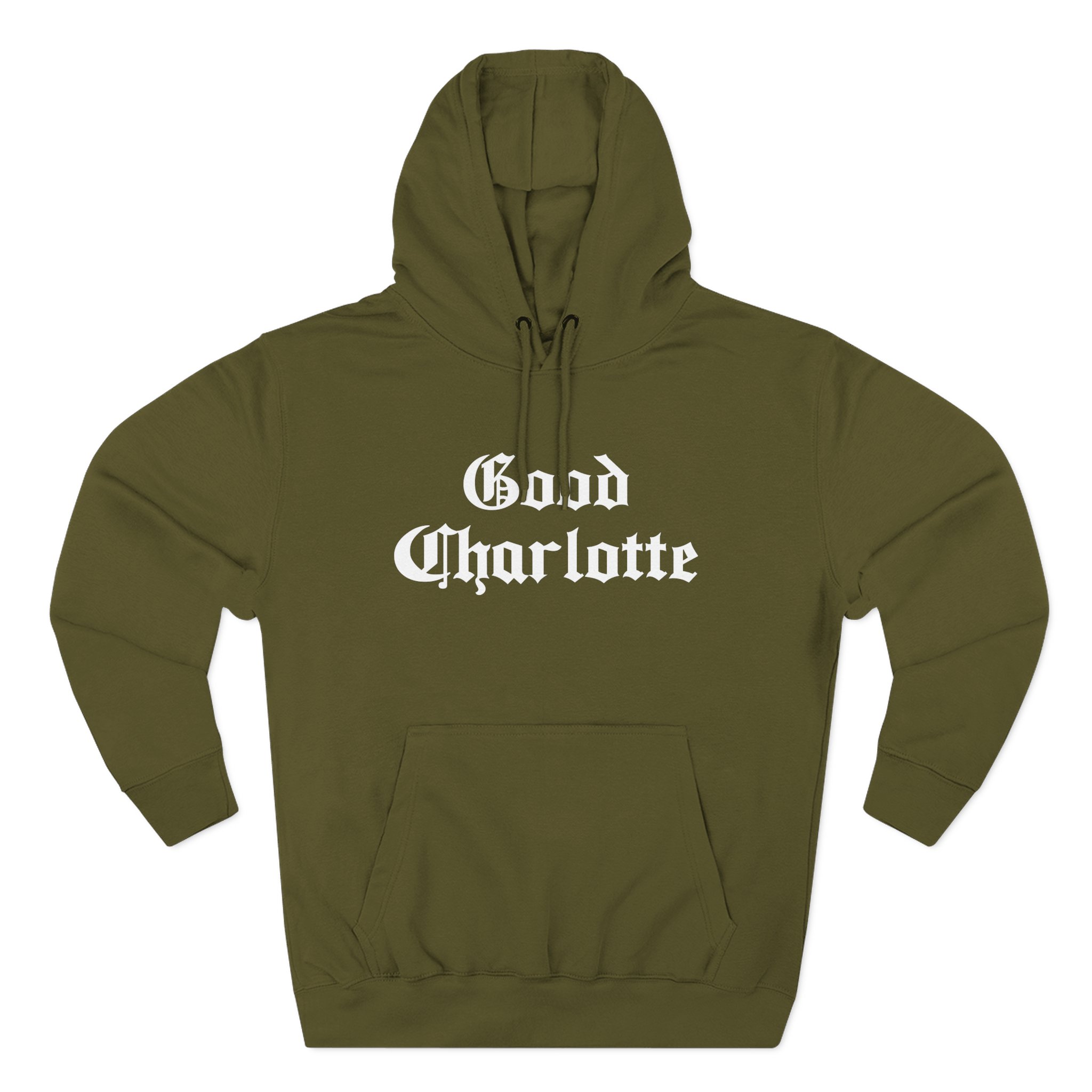 Good Charlotte Logo Three-Panel Fleece Hoodie