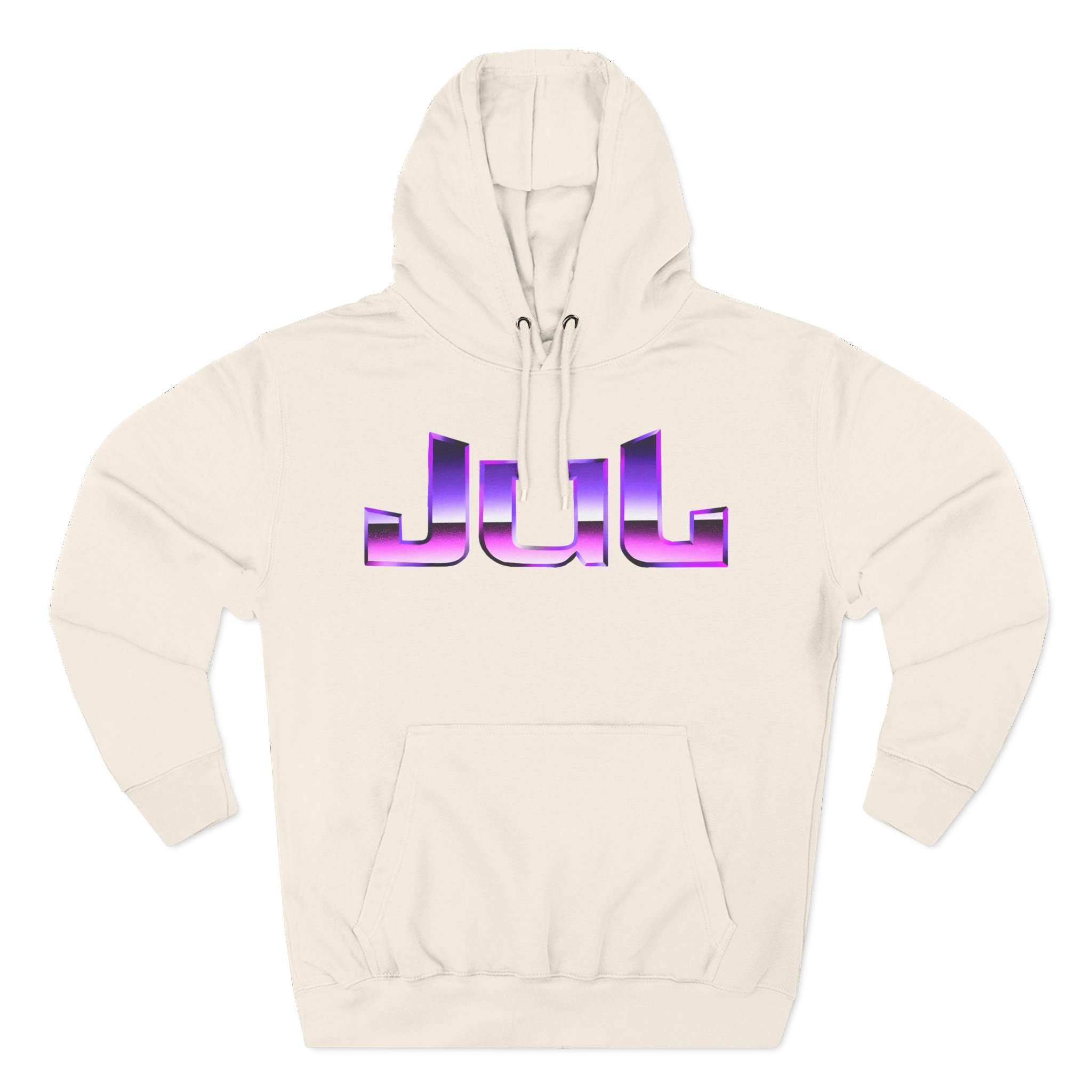Jul Three-Panel Fleece Hoodie