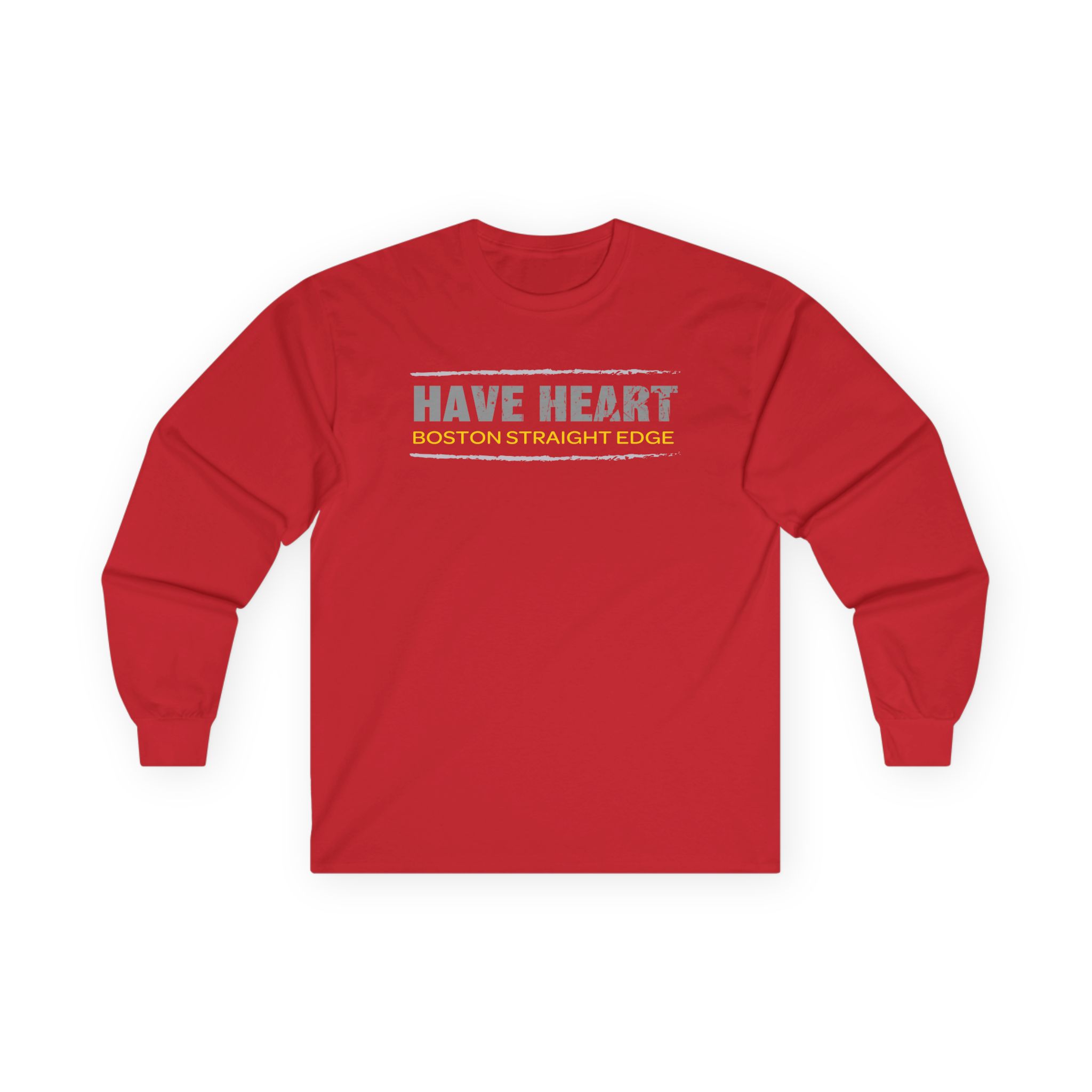 Have Heart Boston Straight Edge Unisex Ultra Cotton Long Sleeve Tee