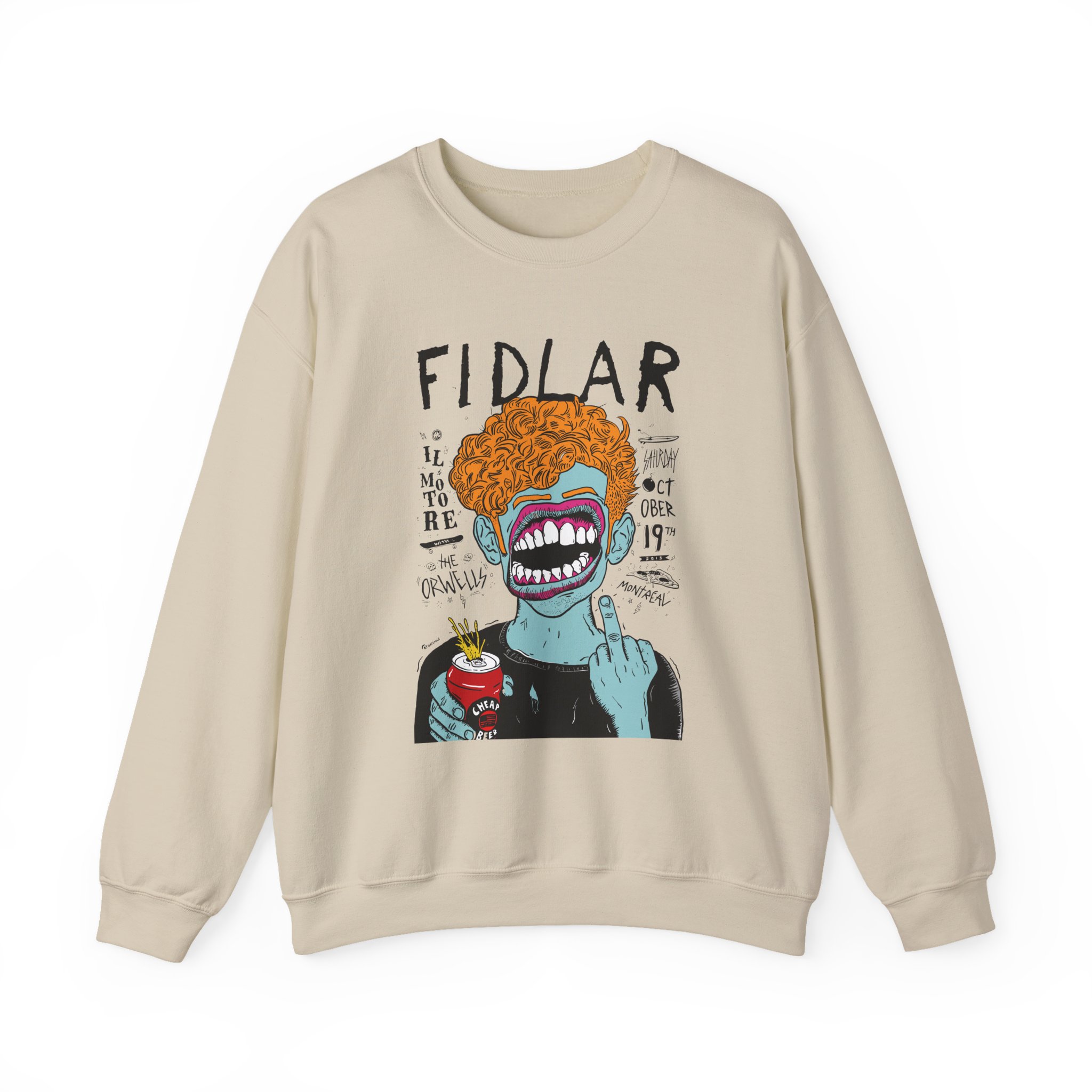 Fidlar Band Rock the Orwells Unisex Heavy Blendâ„¢ Crewneck Sweatshirt
