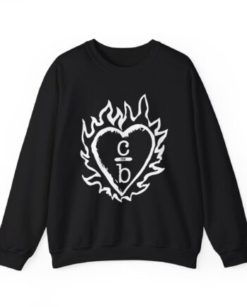 One Tree Hill Flame Heart Clothes Over Bros Unisex Heavy Blend Crewneck Sweatshirt