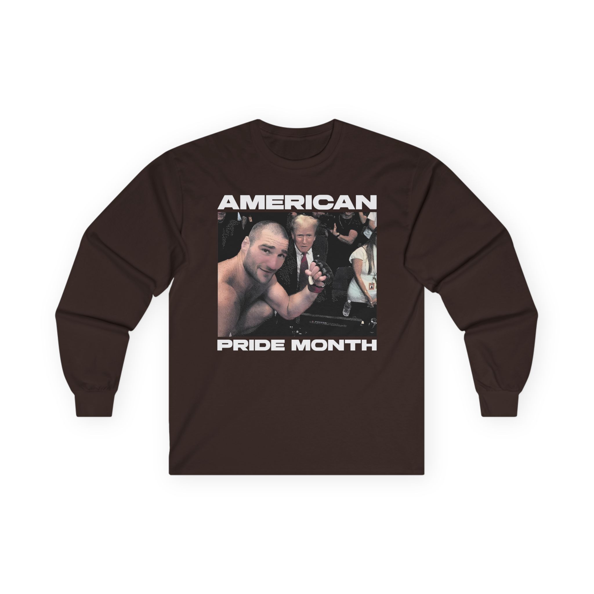 Sean Strickland American Pride Month Unisex Ultra Cotton Long Sleeve Tee