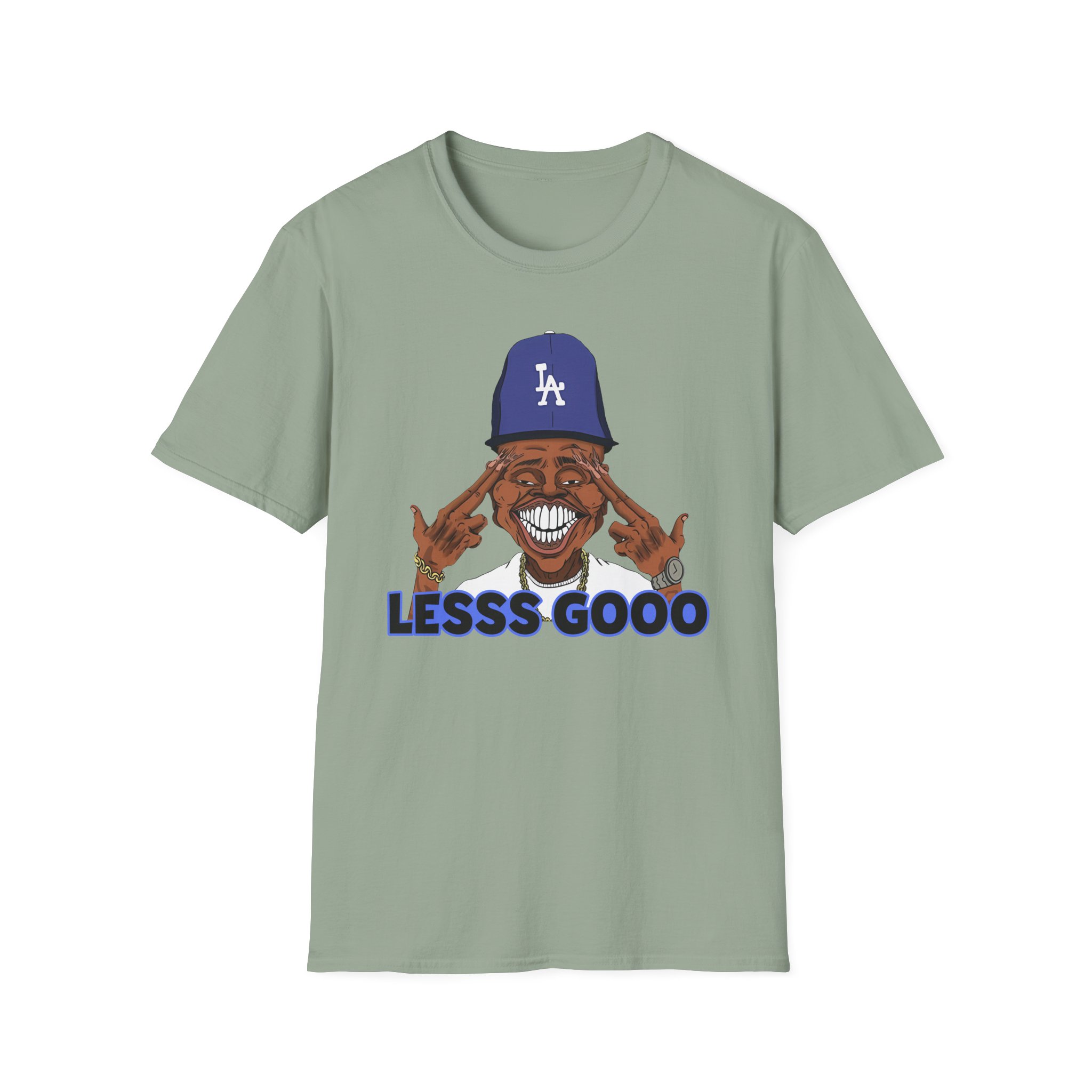 Papa Meat Lesss Gooo Unisex Softstyle T-Shirt