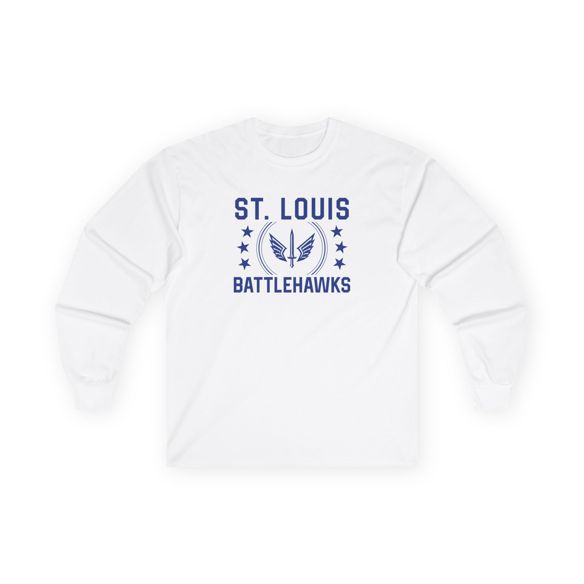 St. Louis Battlehawks Sportiqe Comfy Unisex Ultra Cotton Long Sleeve Tee