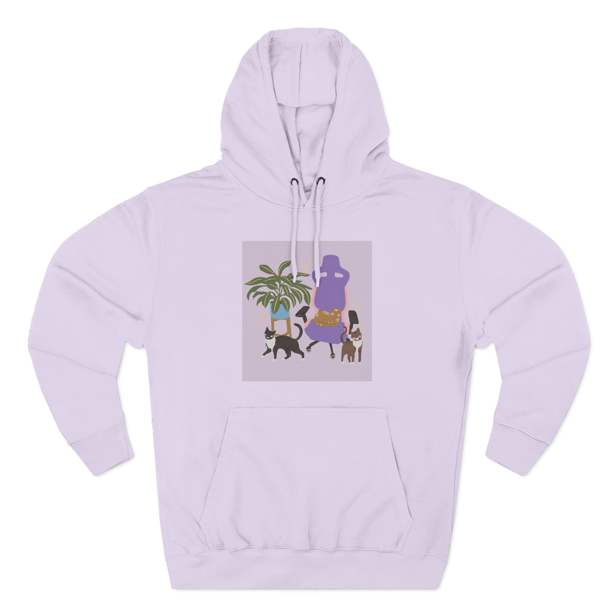 Lilsimsie Three-Panel Fleece Hoodie