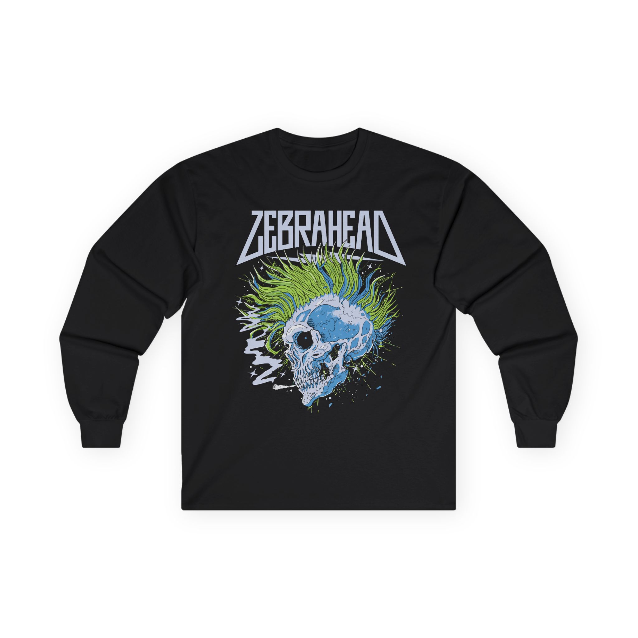 Zebrahead Skull Unisex Ultra Cotton Long Sleeve Tee