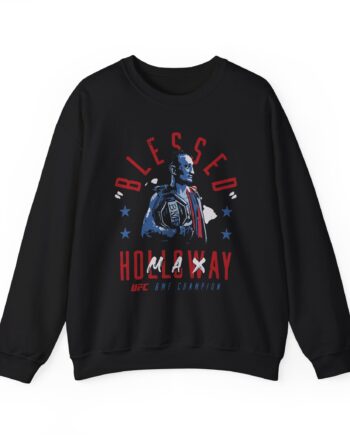 Max Holloway Blessed Bmf Champion Unisex Heavy Blend™ Crewneck Sweatshirt