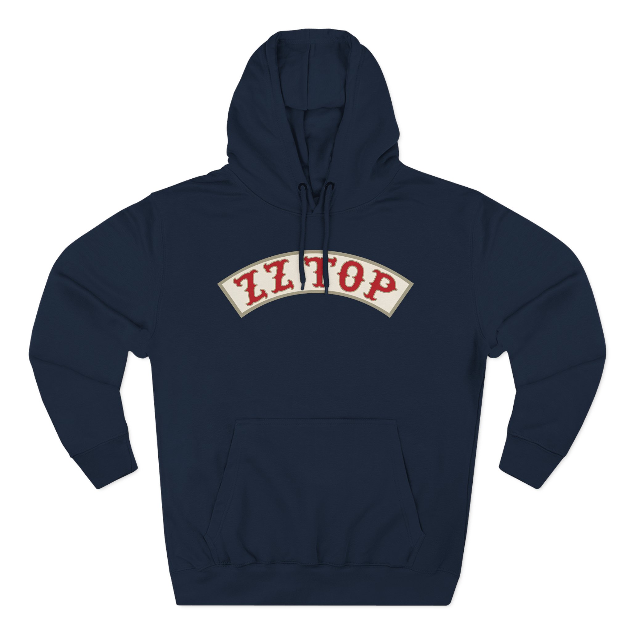 ZZ Top Banner Logo Three-Panel Fleece Hoodie