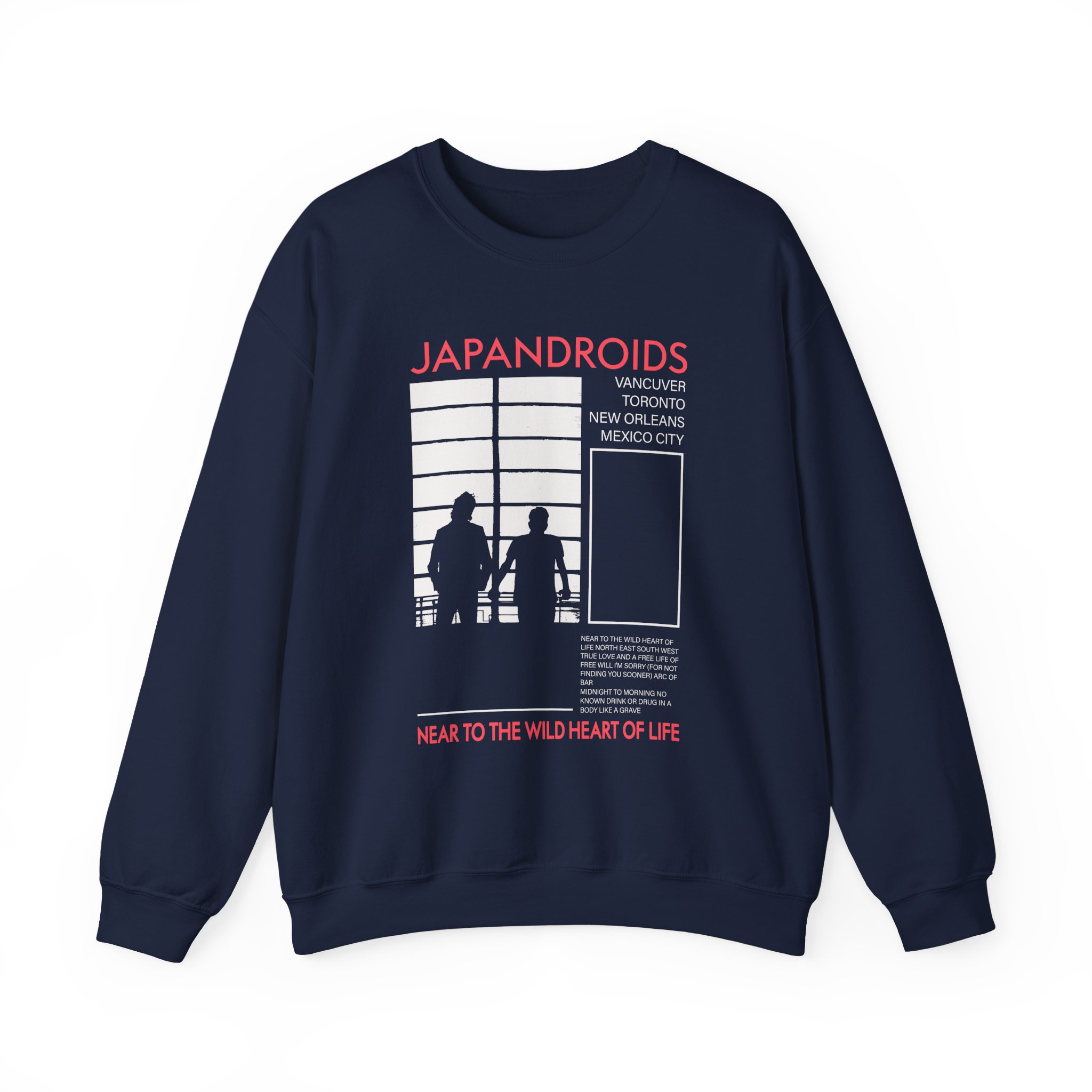 Japandroids Unisex Heavy Blendâ„¢ Crewneck Sweatshirt