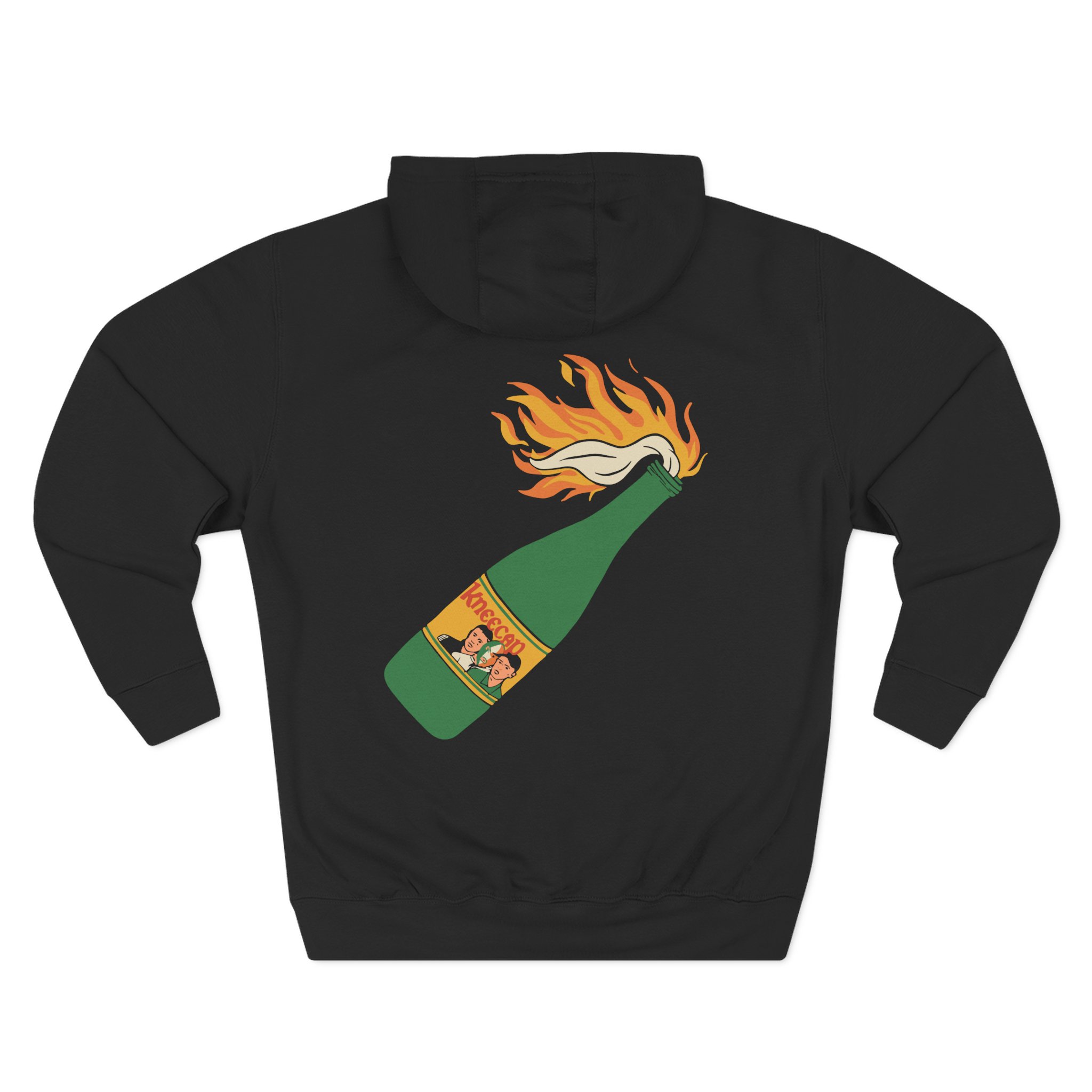 Flaming Buckfast Three-Panel Fleece Hoodie