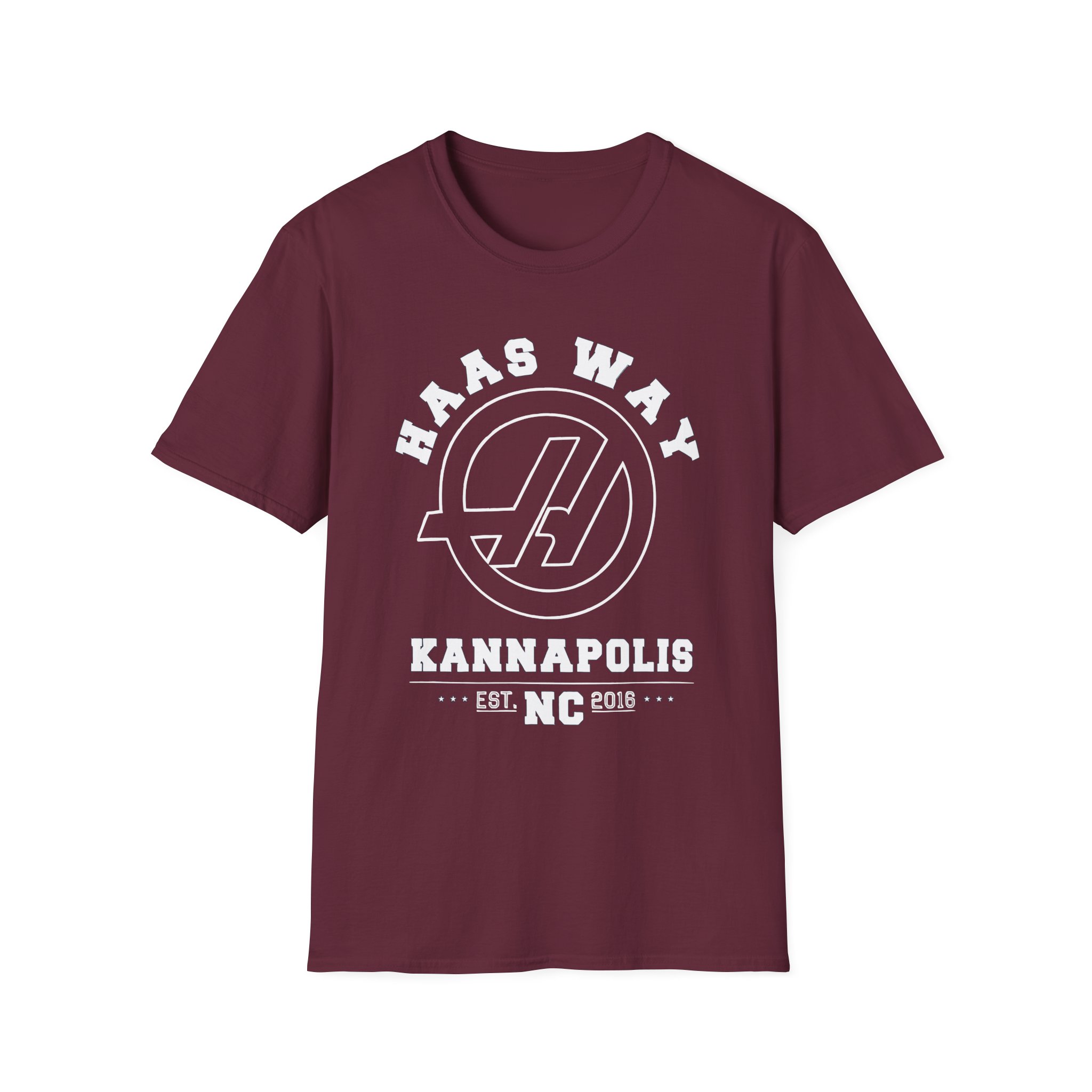 Haas F1 Haas Way Kannapolis Unisex Softstyle T-Shirt