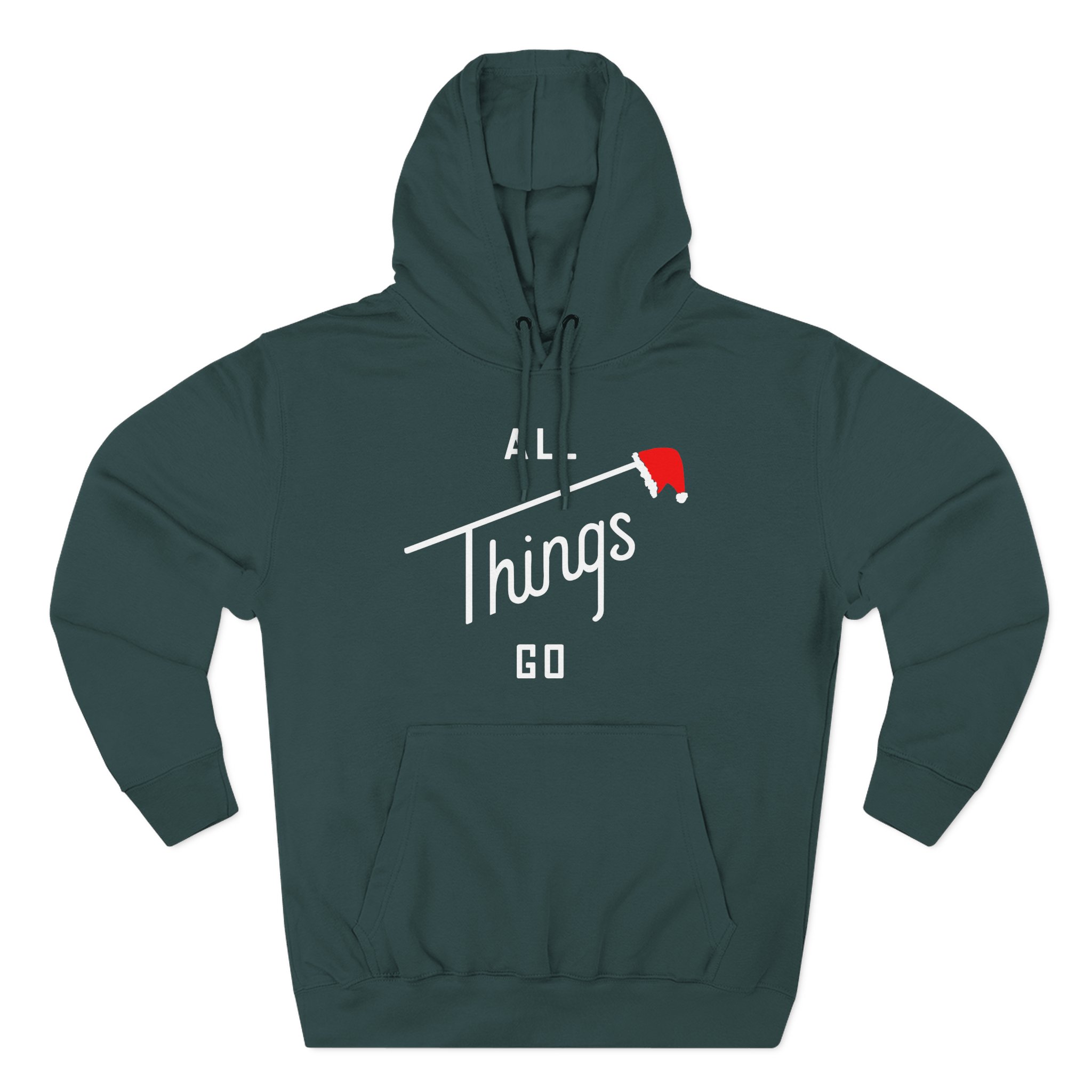 All Things Go Crismistmas Three-Panel Fleece Hoodie