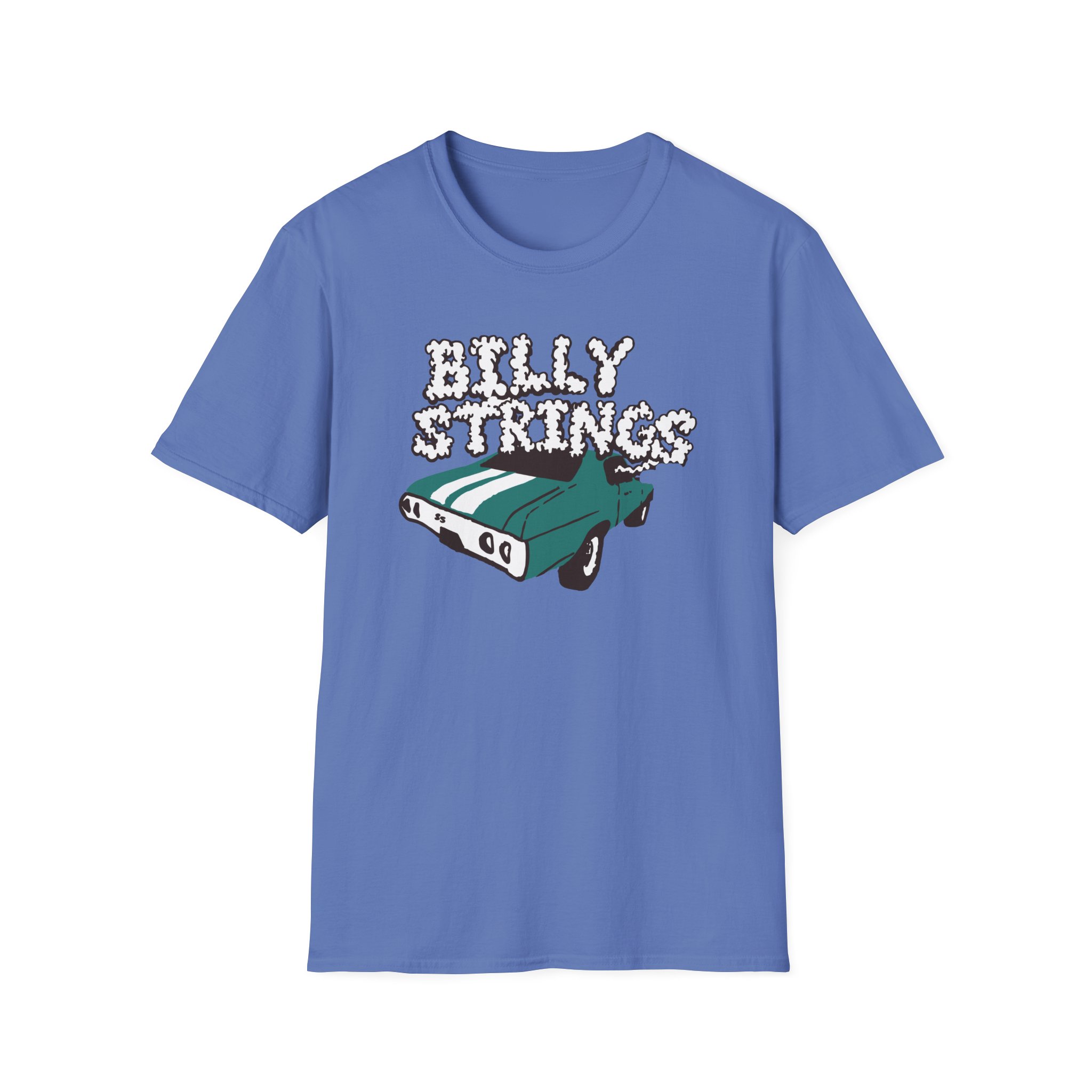 Billy Strings Imogene + Willie X Billy Strings Highway Prayers Green Car Unisex Softstyle T-Shirt