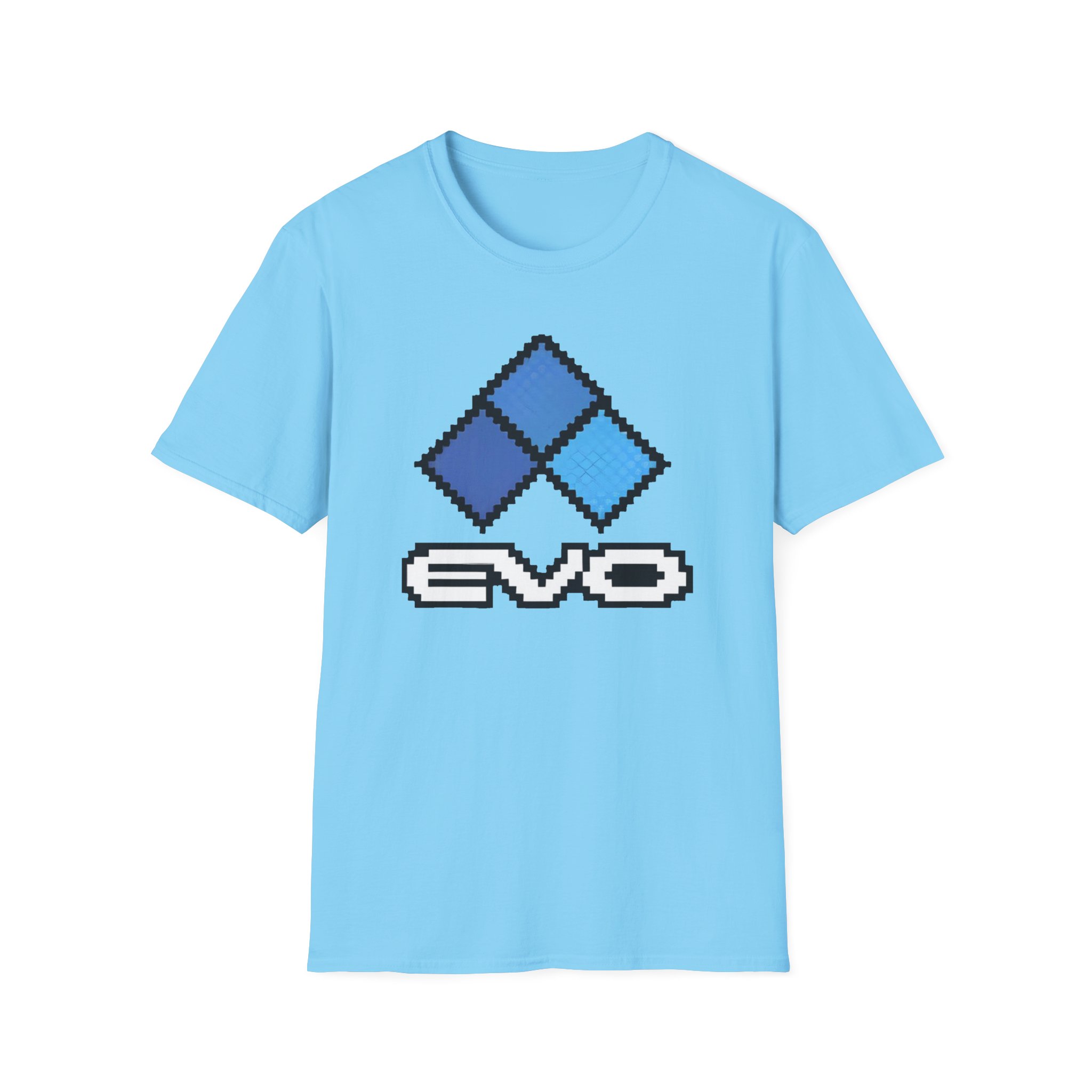 Evo 8 Bit Logo Returns Unisex Softstyle T-Shirt