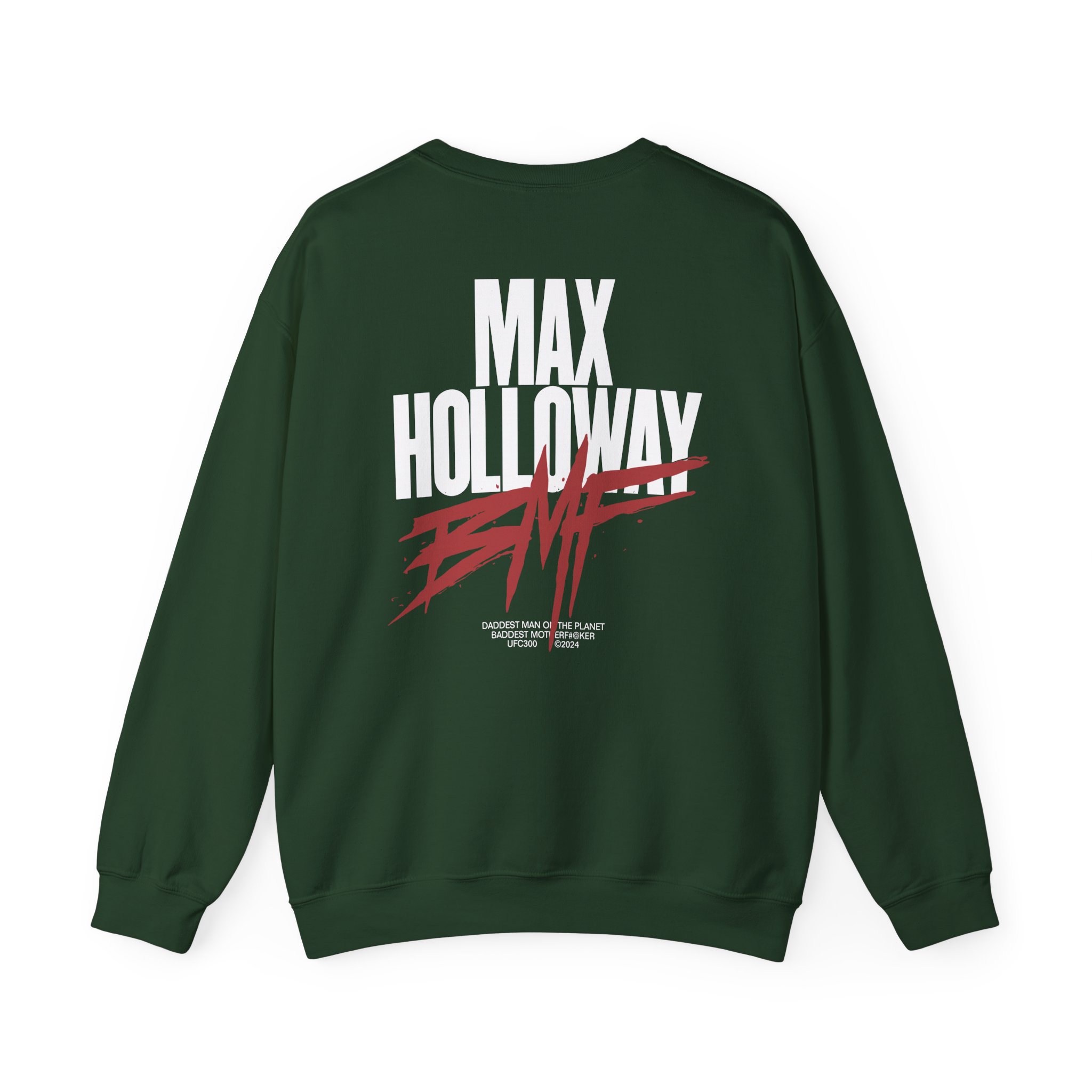 Max Holloway Dmp/bmf Cypress Unisex Heavy Blendâ„¢ Crewneck Sweatshirt