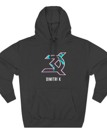 Dimitri K Three-Panel Fleece Hoodie
