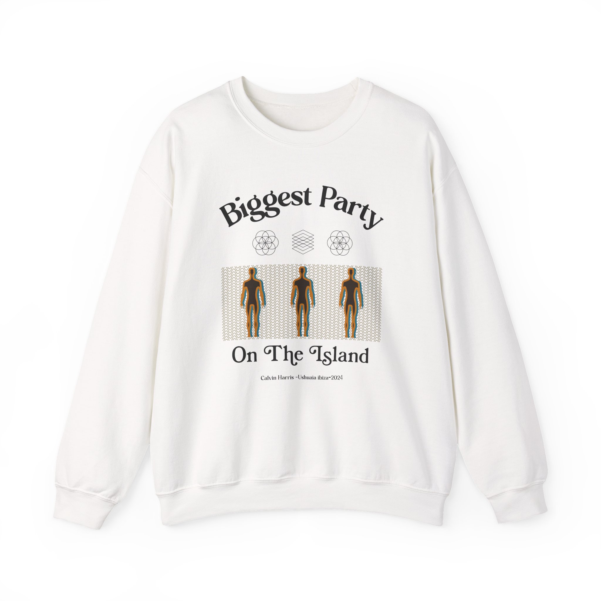 Calvin Harris Ushuaia Higher Island Party Unisex Heavy Blendâ„¢ Crewneck Sweatshirt