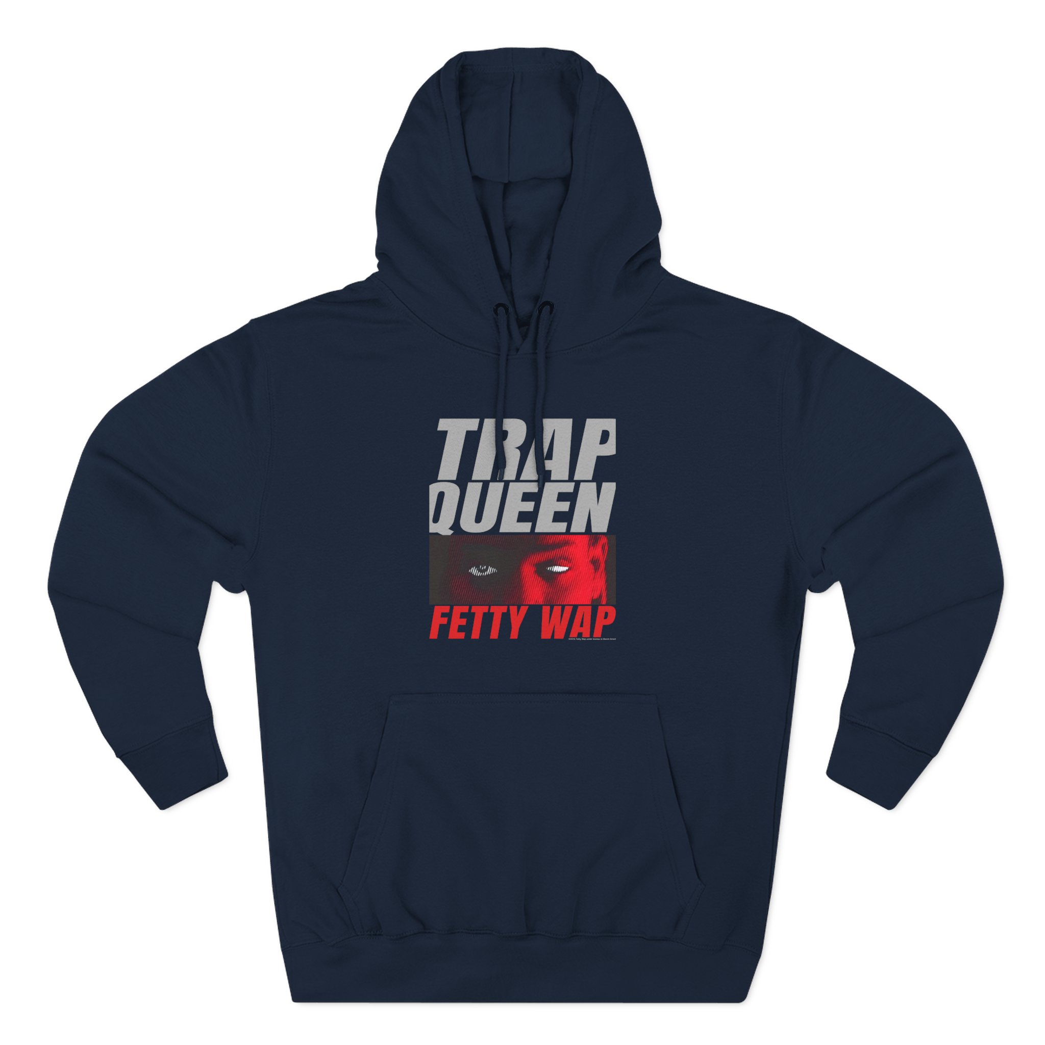 Fetty Wap Trap Queen Three-Panel Fleece Hoodie