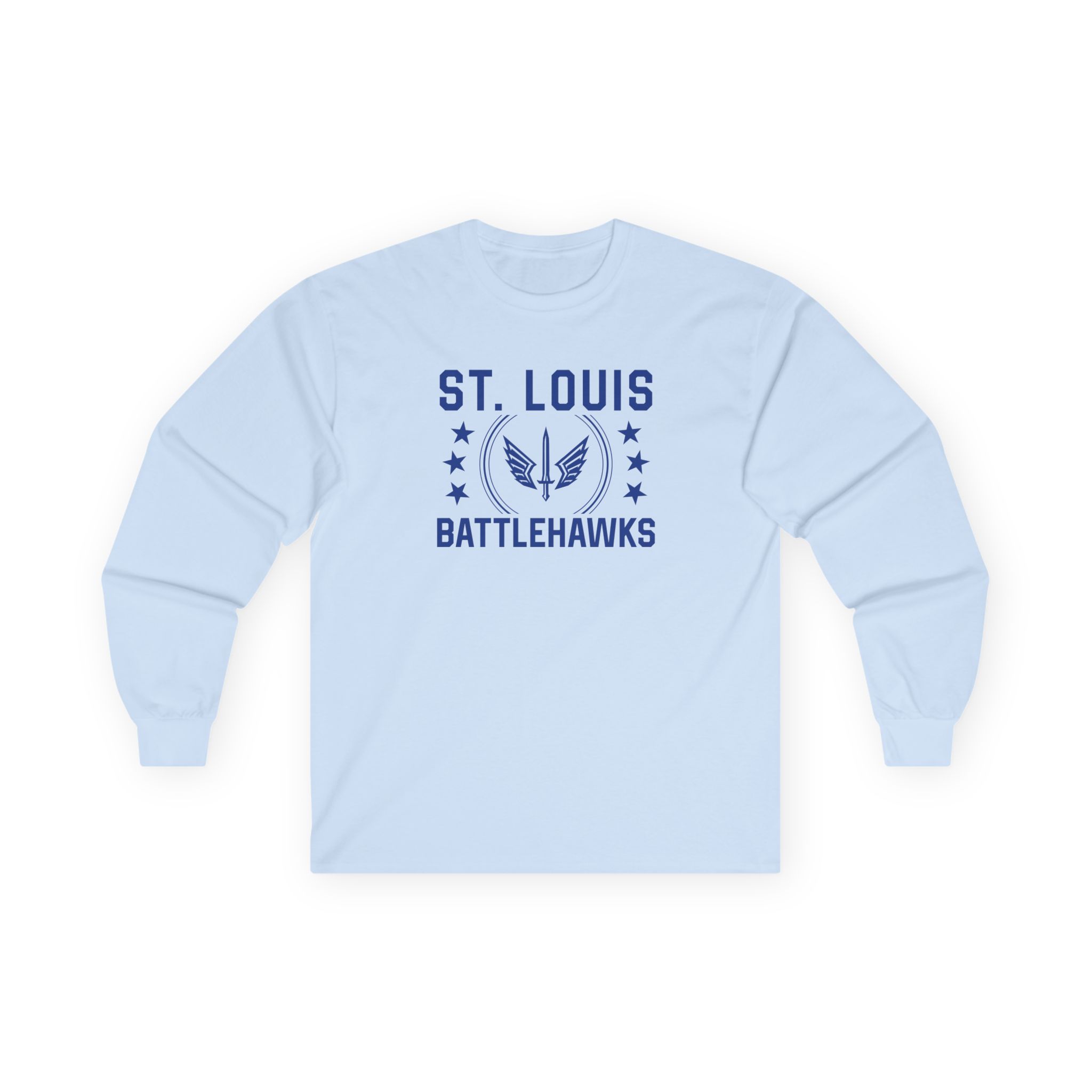 St. Louis Battlehawks Sportiqe Comfy Unisex Ultra Cotton Long Sleeve Tee