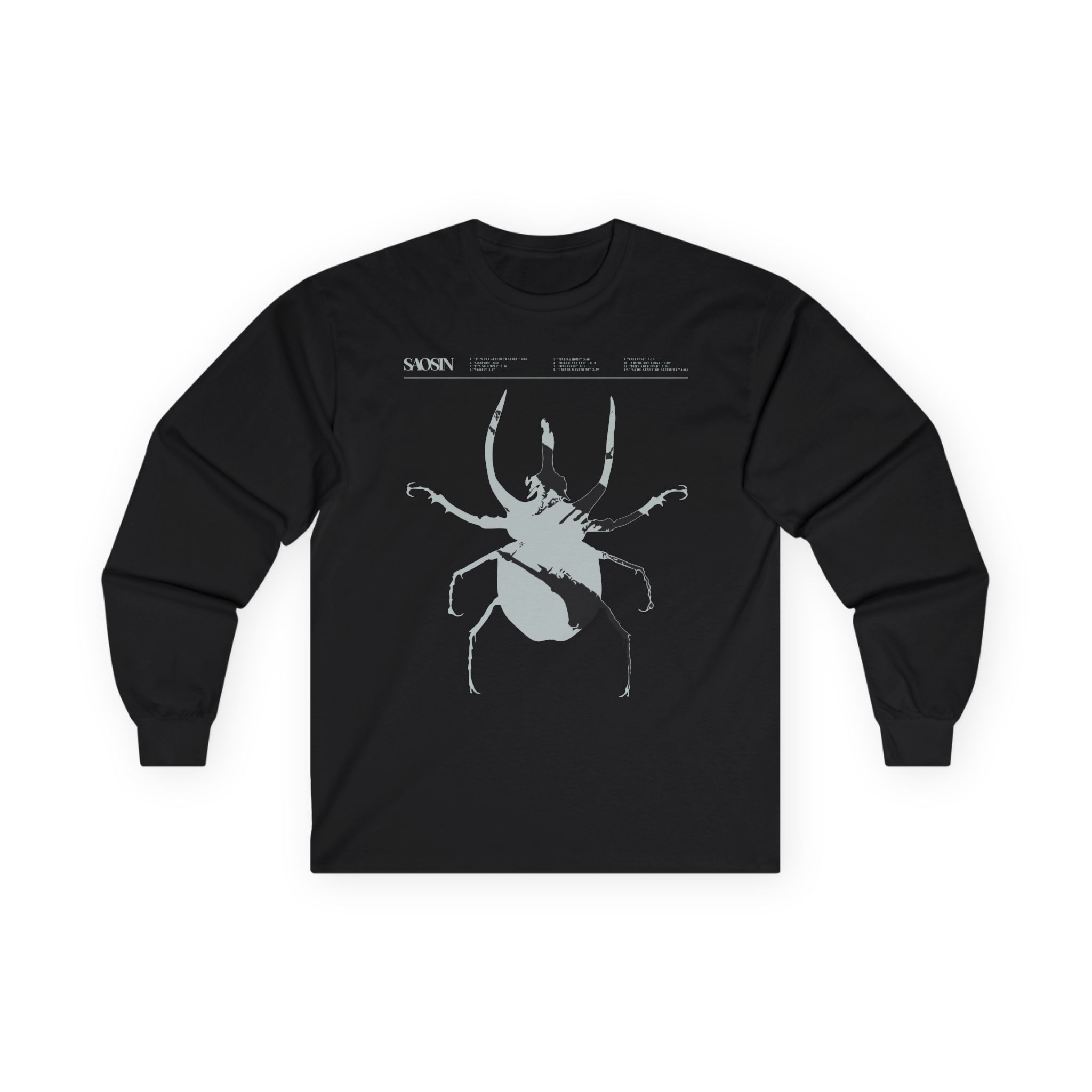 Saosin Tracklist Unisex Ultra Cotton Long Sleeve Tee