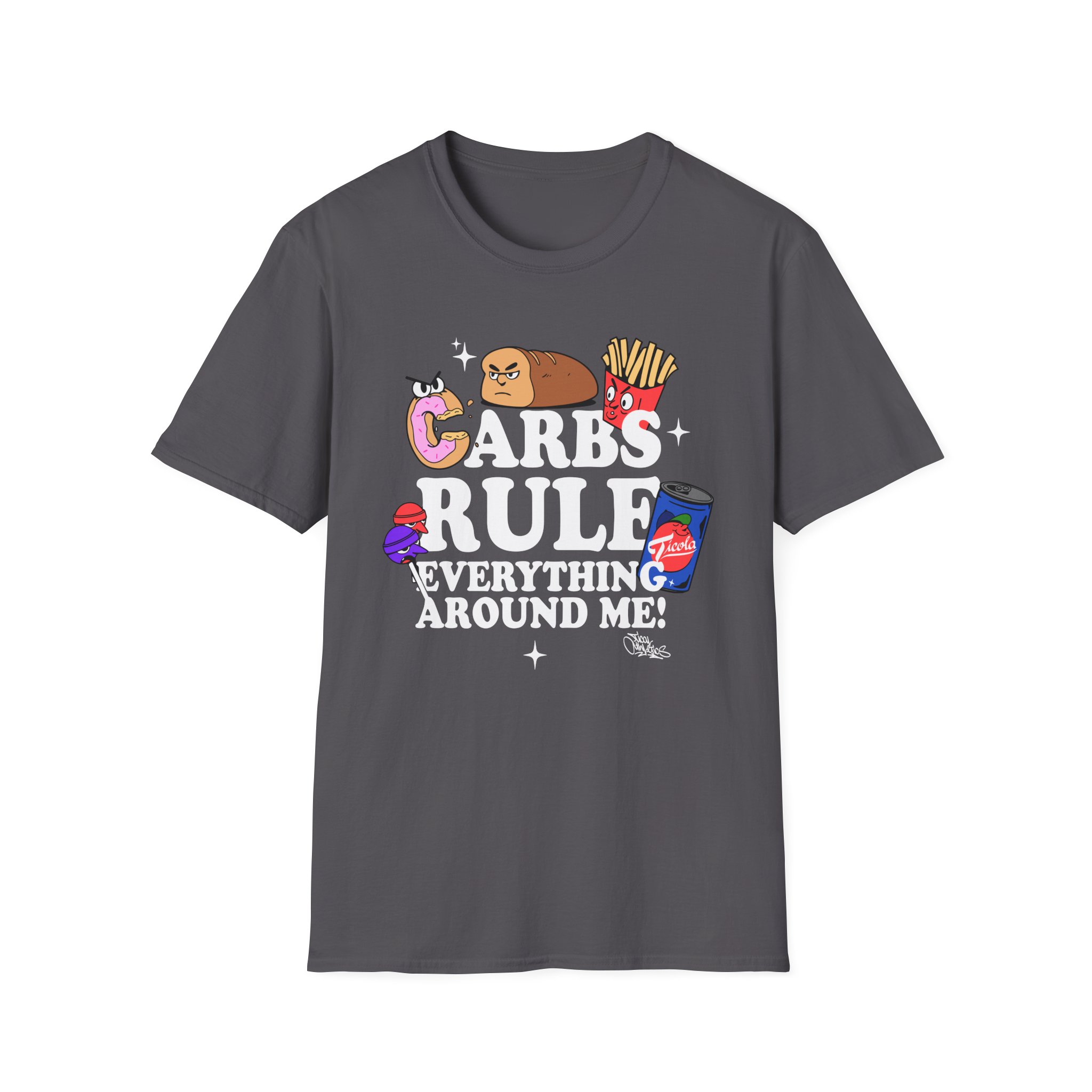 Method Man Carbs Rule Everything Around Me Unisex Softstyle T-Shirt