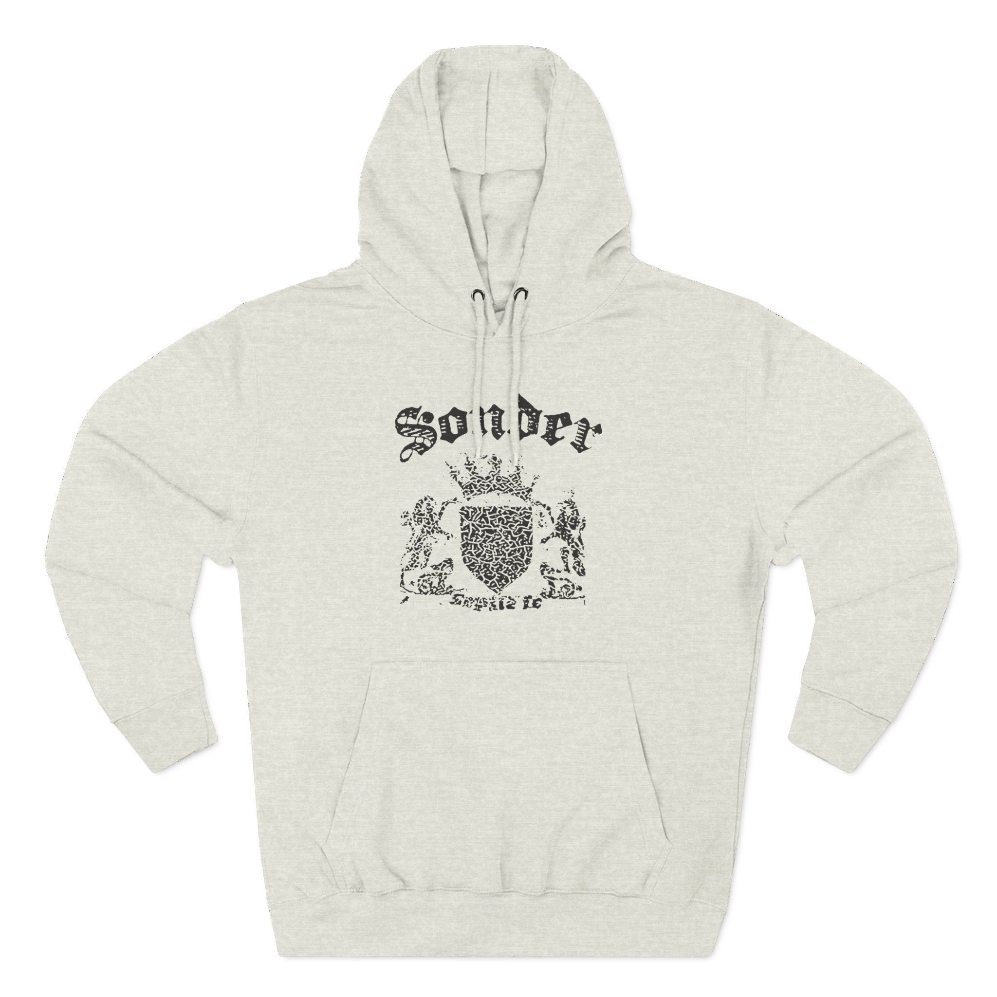 Sonder Crest Three-Panel Fleece Hoodie