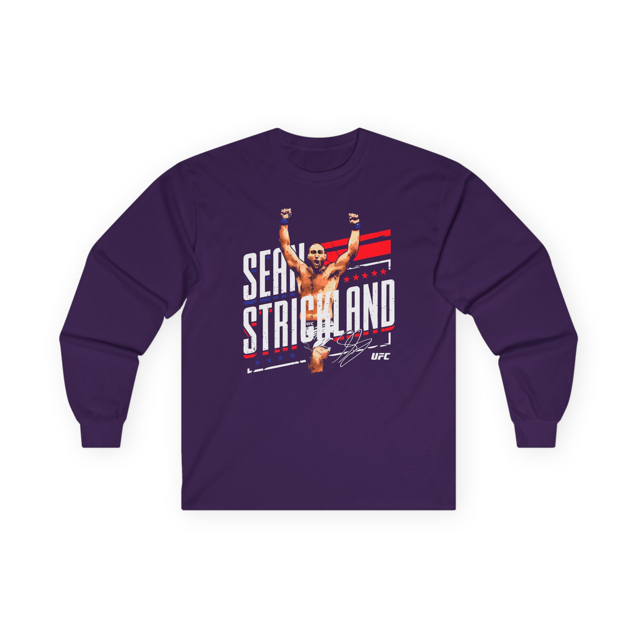 Sean Strickland Stars & Stripes Unisex Ultra Cotton Long Sleeve Tee