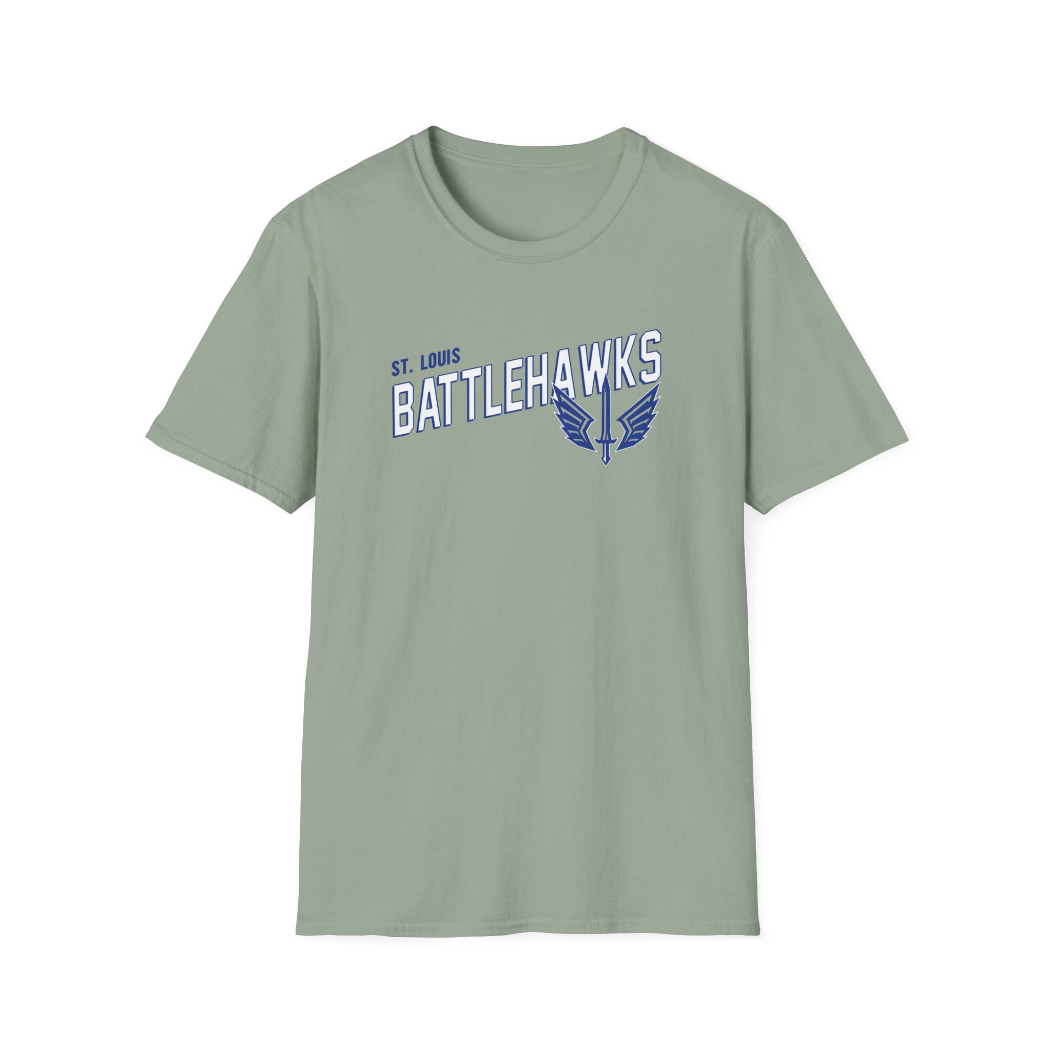 St. Louis Battlehawks 108 Stitches Tarc Merman Unisex Softstyle T-Shirt