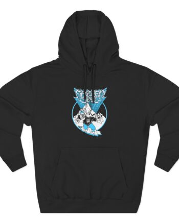 Frozen Soul No Weak Shit Three-Panel Fleece Hoodie