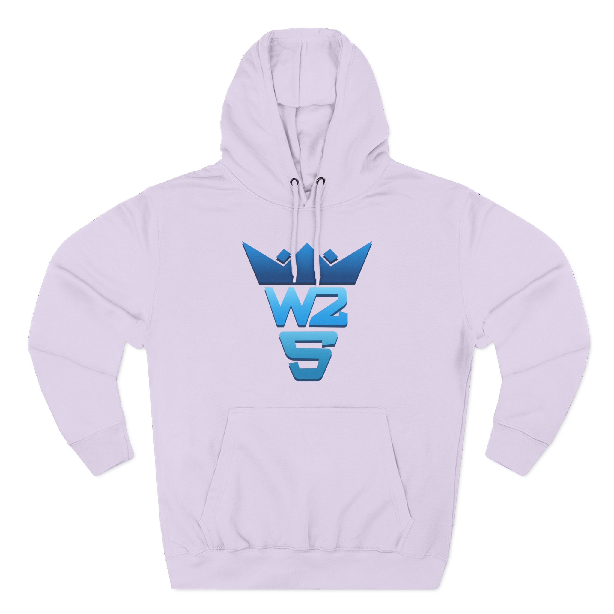 Zerkaa W2s Logo Three-Panel Fleece Hoodie