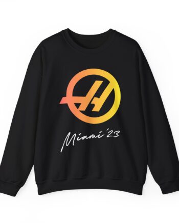 Haas F1 Miami Gp Unisex Heavy Blend™ Crewneck Sweatshirt